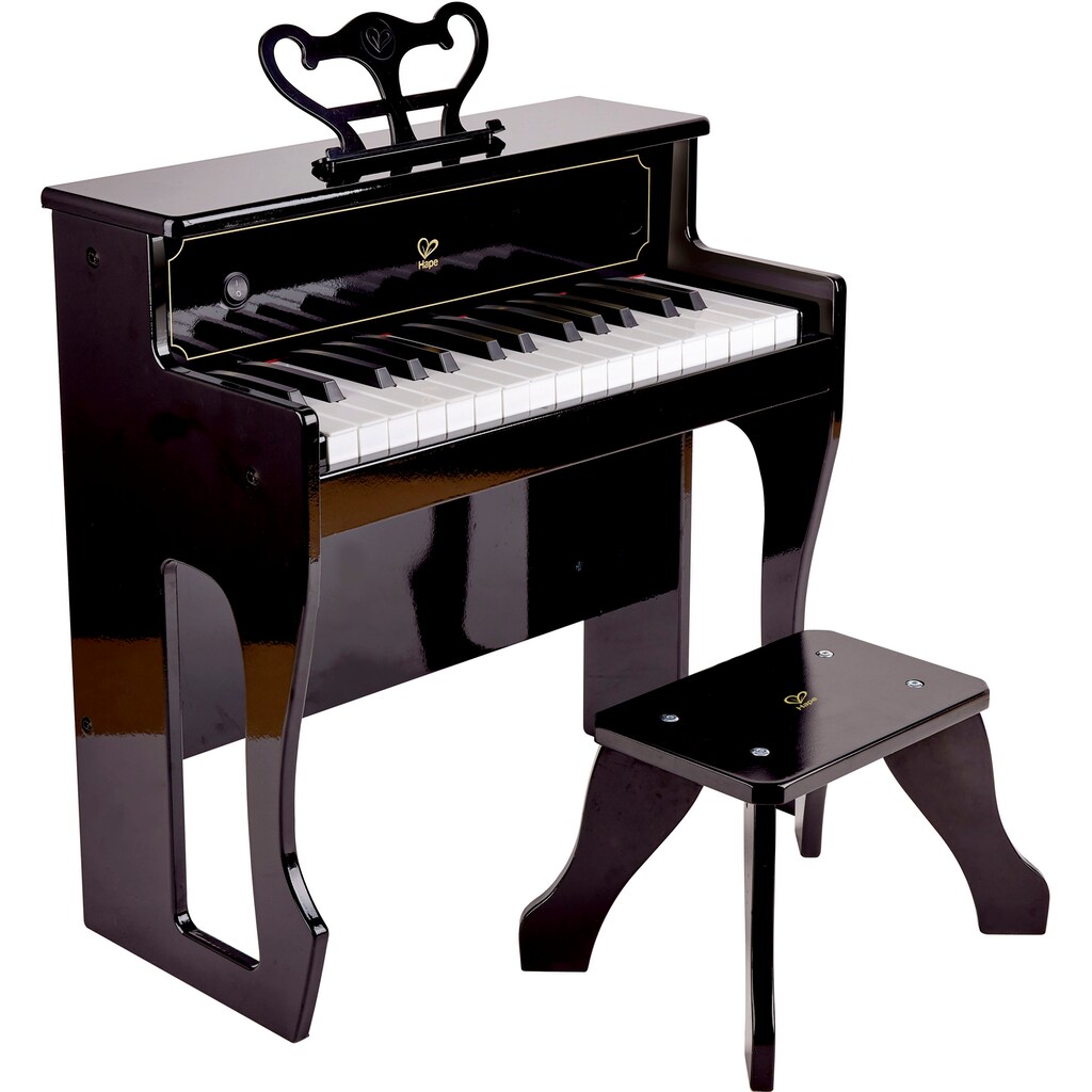 Hape Spielzeug-Musikinstrument »Klangvolles E-Piano«, inklusive Hocker; FSC®- schützt Wald - weltweit