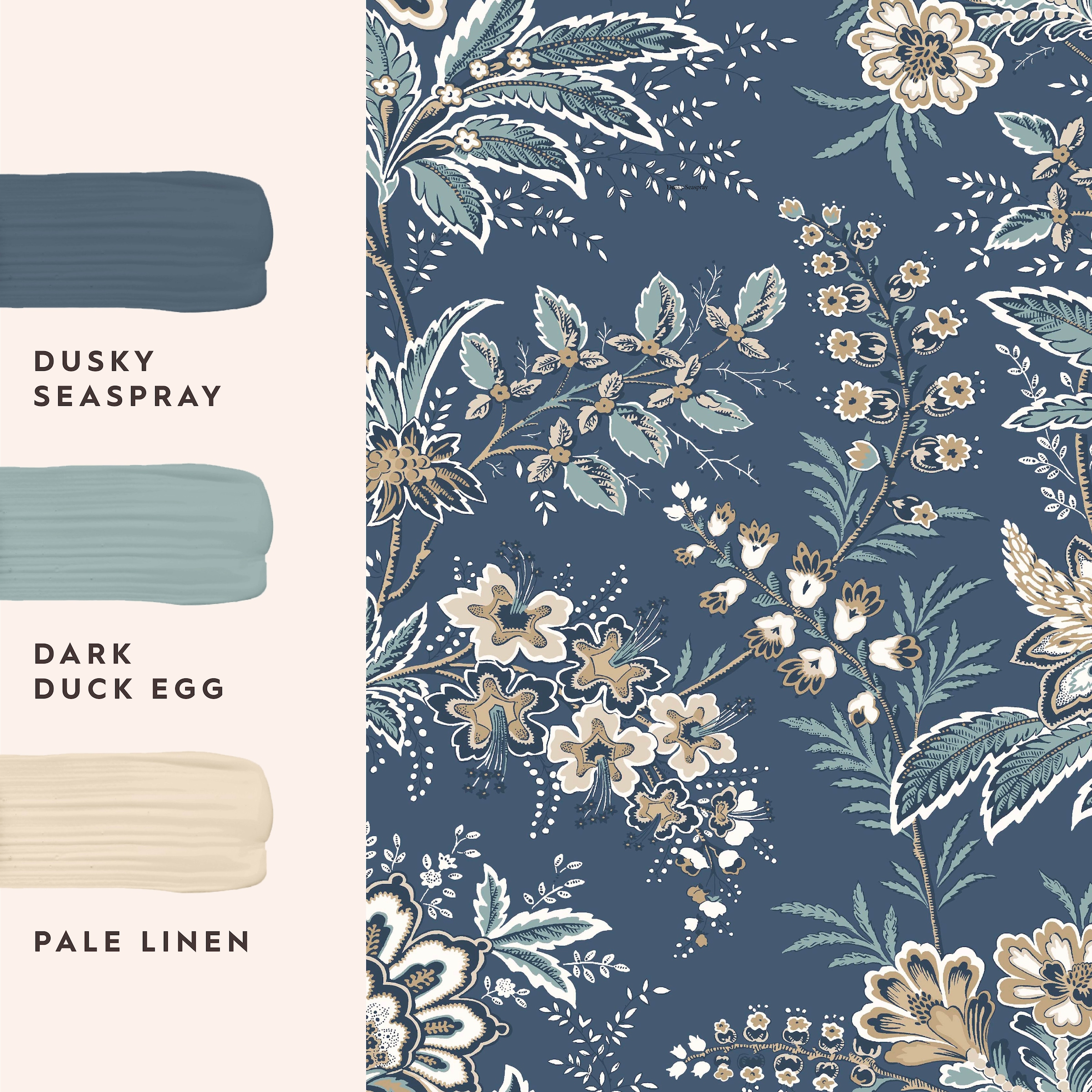 LAURA ASHLEY Vliestapete »MARLBROOK«, floral, Design Tapeten