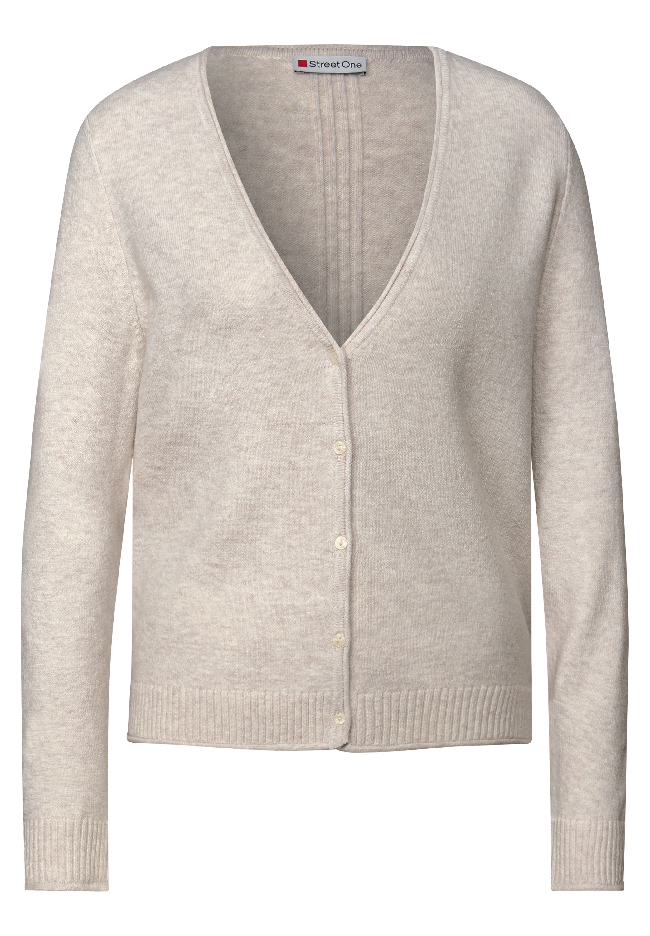 STREET ONE Cardigan, mit V-Ausschnitt