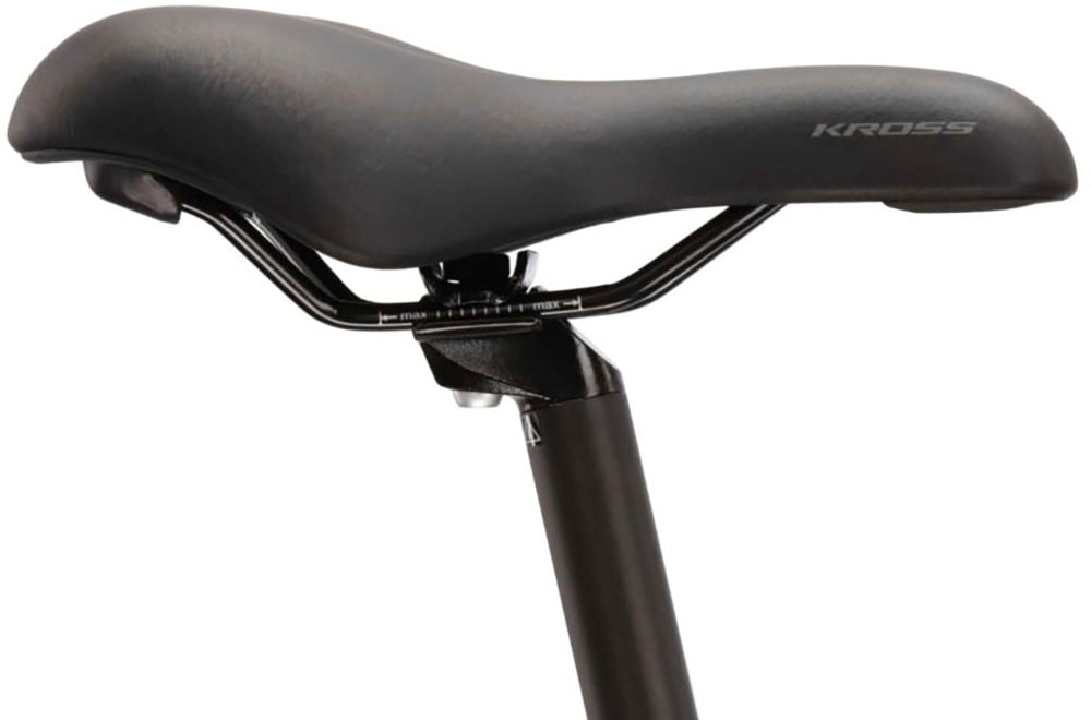 Kross Trekkingrad »KROSS Trekkingrad Trans 1.0 28" schwarz«, 21 Gang, Shimano, ALTUS M310 Schaltwerk, Kettenschaltung