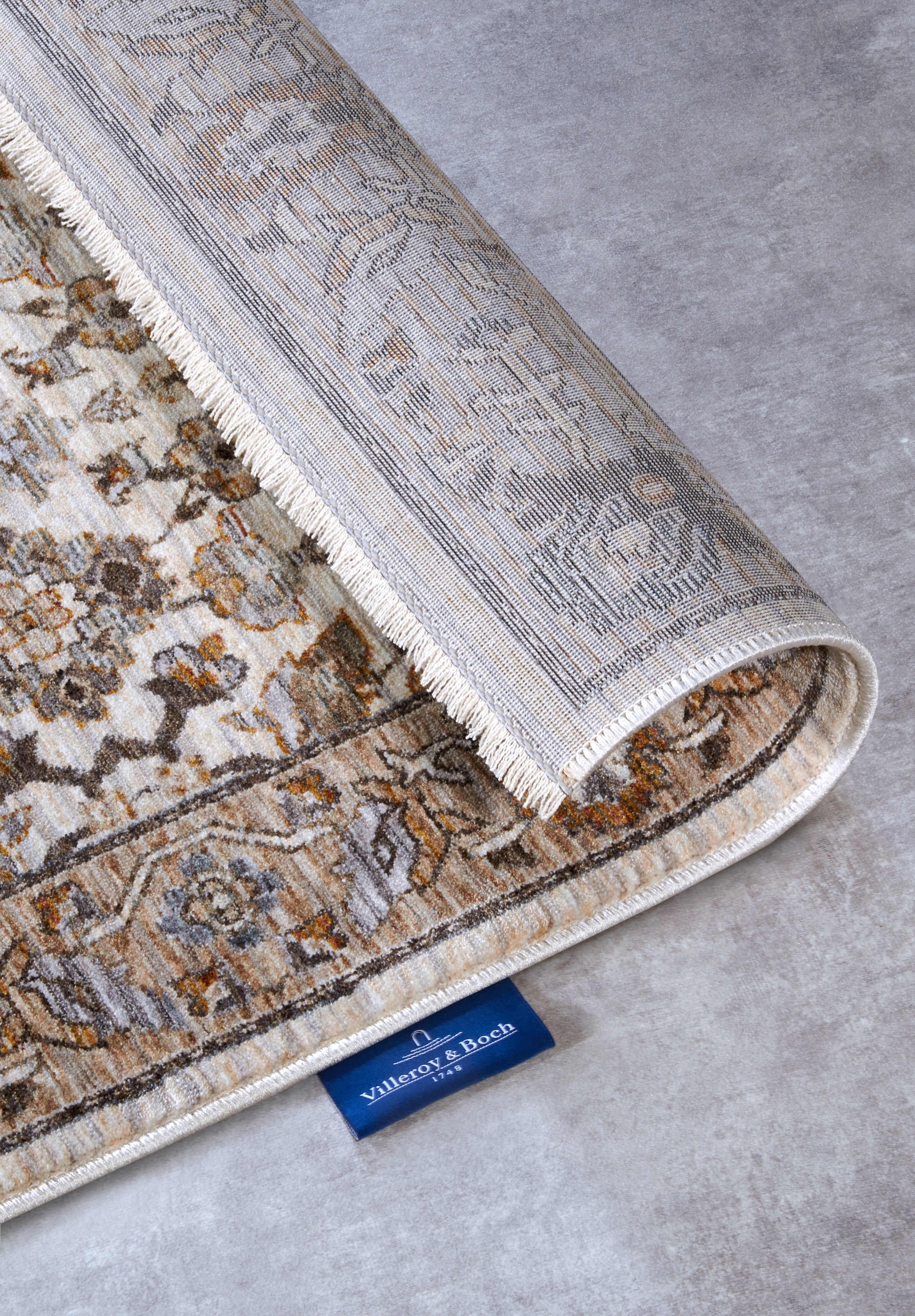 Villeroy & Boch Teppich »Egon«, rechteckig, 7 mm Höhe, Orientalisch, Fransen, Läufer, Wohnzimmer, Schlafzimmer, Klassisch