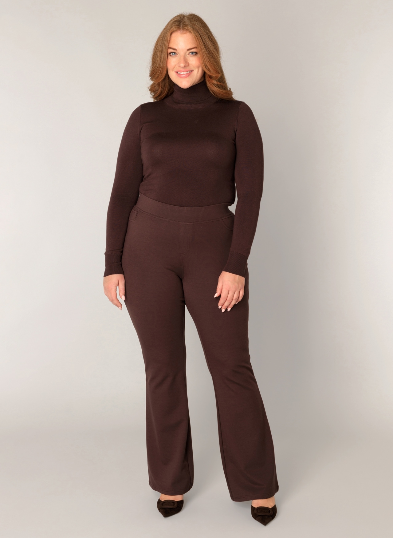 Base Level Curvy Treggings »Allie«, Aktuelle Boocut-Form