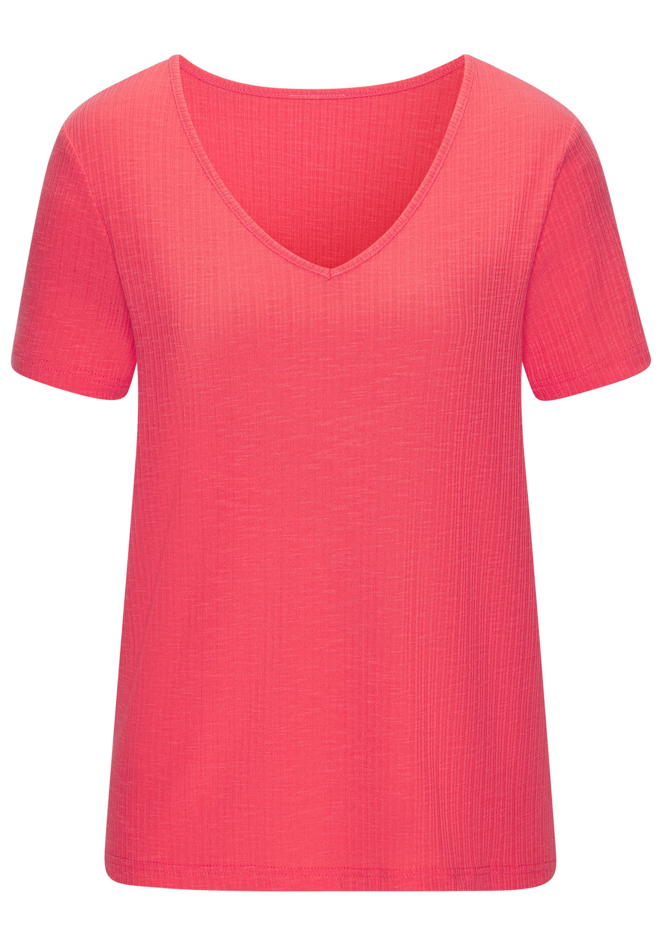 Vivance T-Shirt "mit modischer Rippstruktur", (2er-Pack), aus weichfließend günstig online kaufen