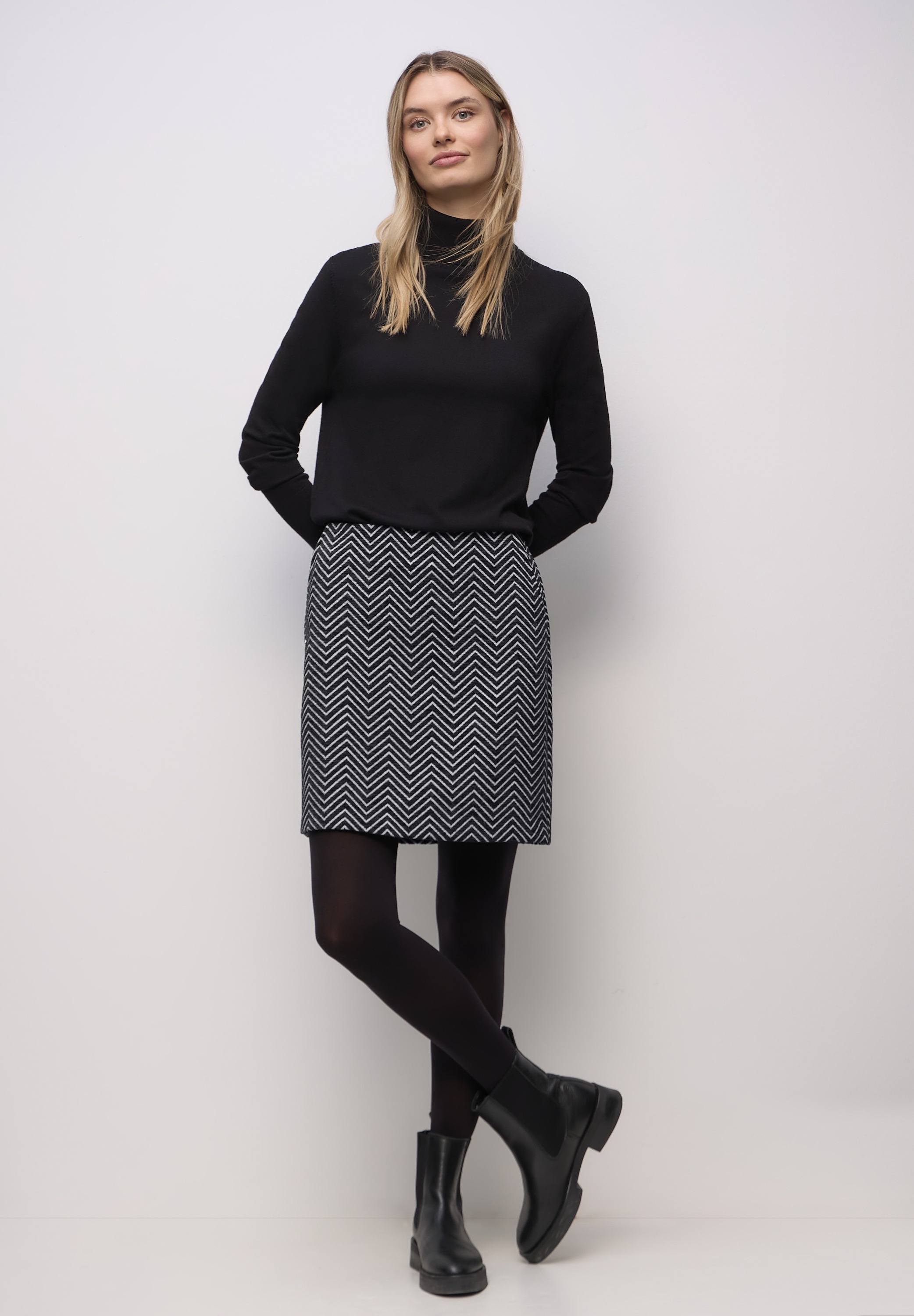 STREET ONE Minirock mit Grafikmuster