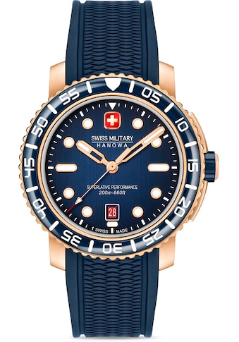 Quarzuhr »BLACK MARLIN, SMWGN0001720«, Armbanduhr, Herrenuhr, Schweizer Uhr, Swiss...