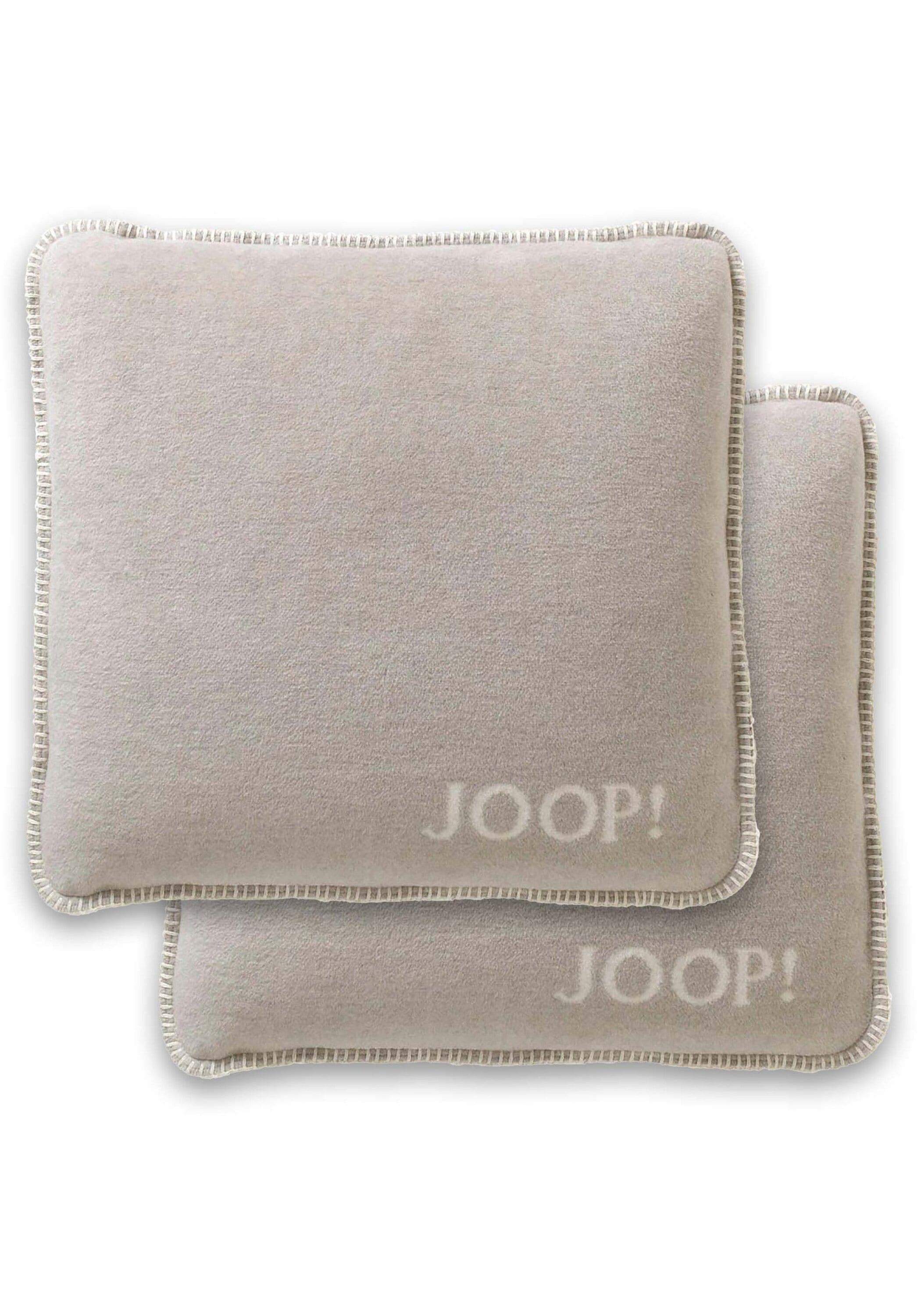 Dekokissen JOOP, B:50cm, beige, Obermaterial: 58% Baumwolle CO. 35% Polyacryl PAN. 7% Polyester PES., Dekokissen_Sitzkissen_Kissenhüllen,