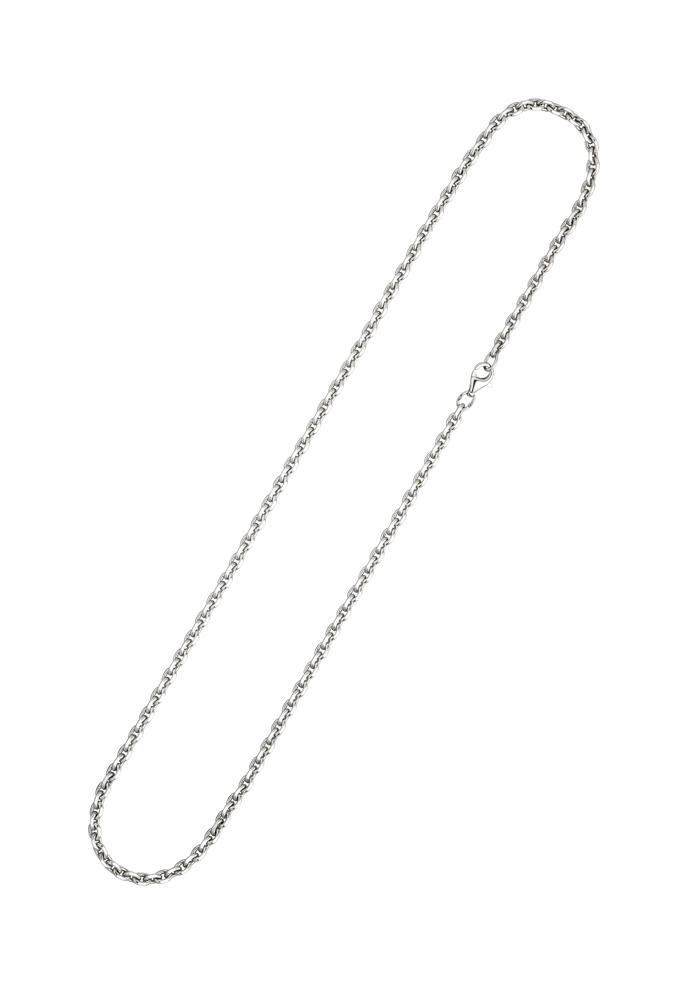 JOBO Silberkette, Ankerkette 925 Silber diamantiert 45 cm
