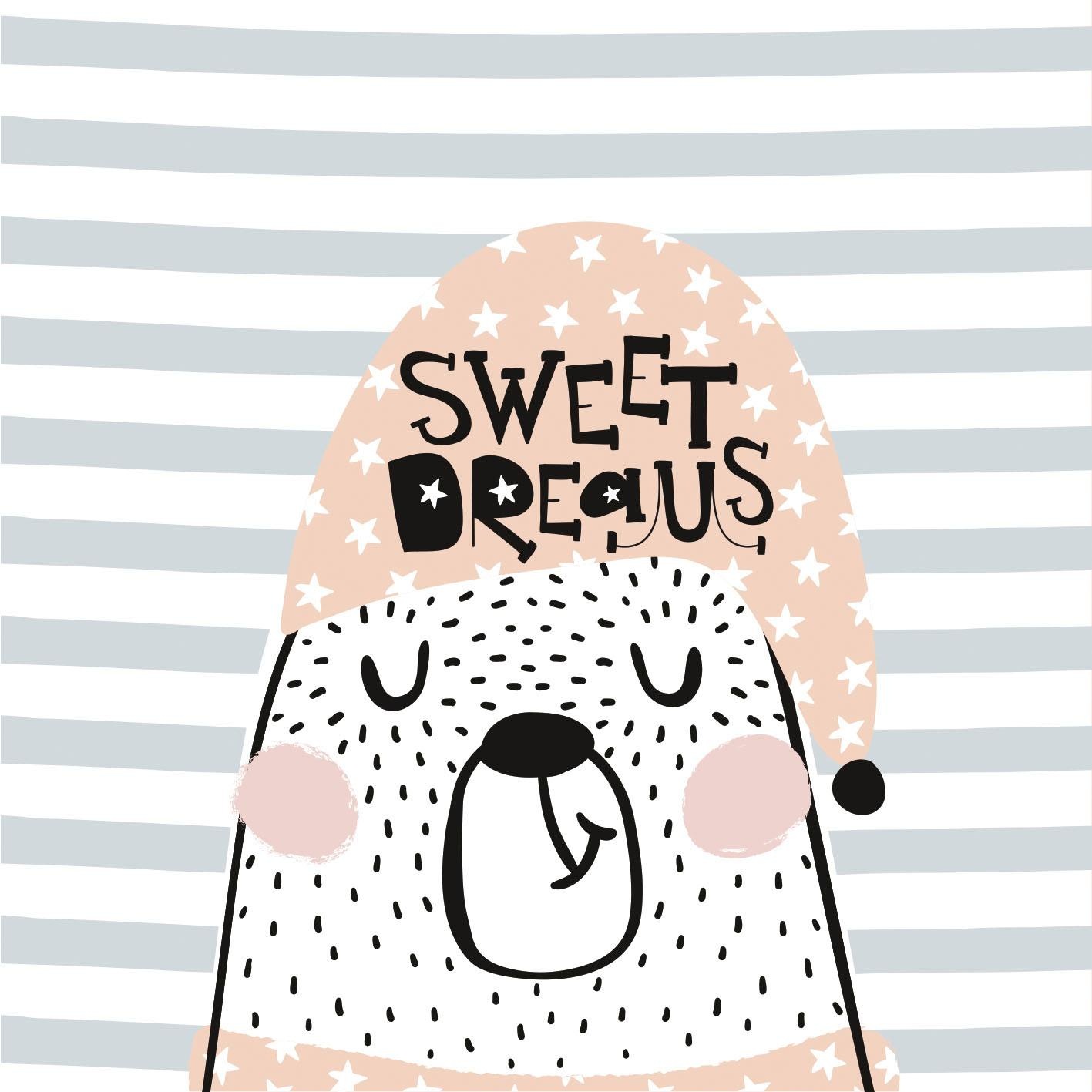 queence Dekokissen "Sweet Dreams" Kissenhülle ohne Füllung, 1 Stück günstig online kaufen