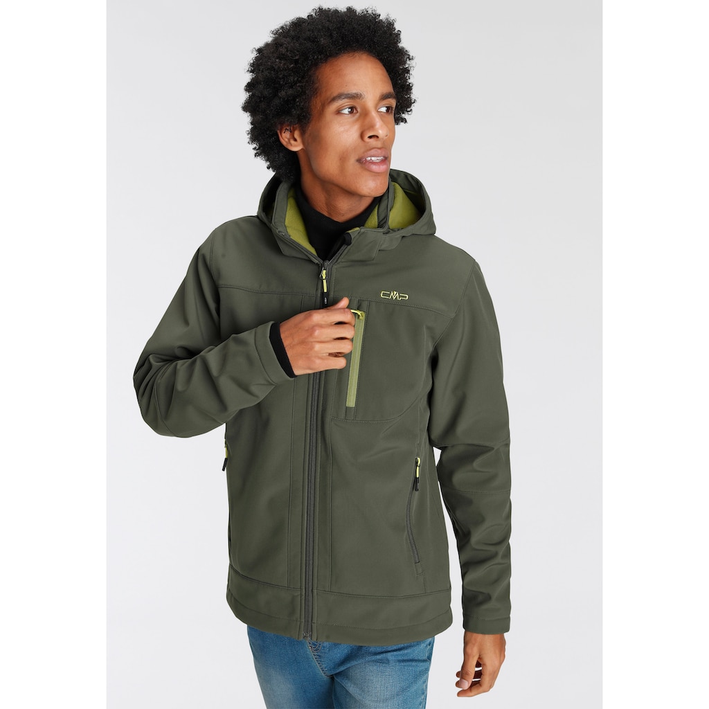 CMP Softshelljacke, mit Kapuze