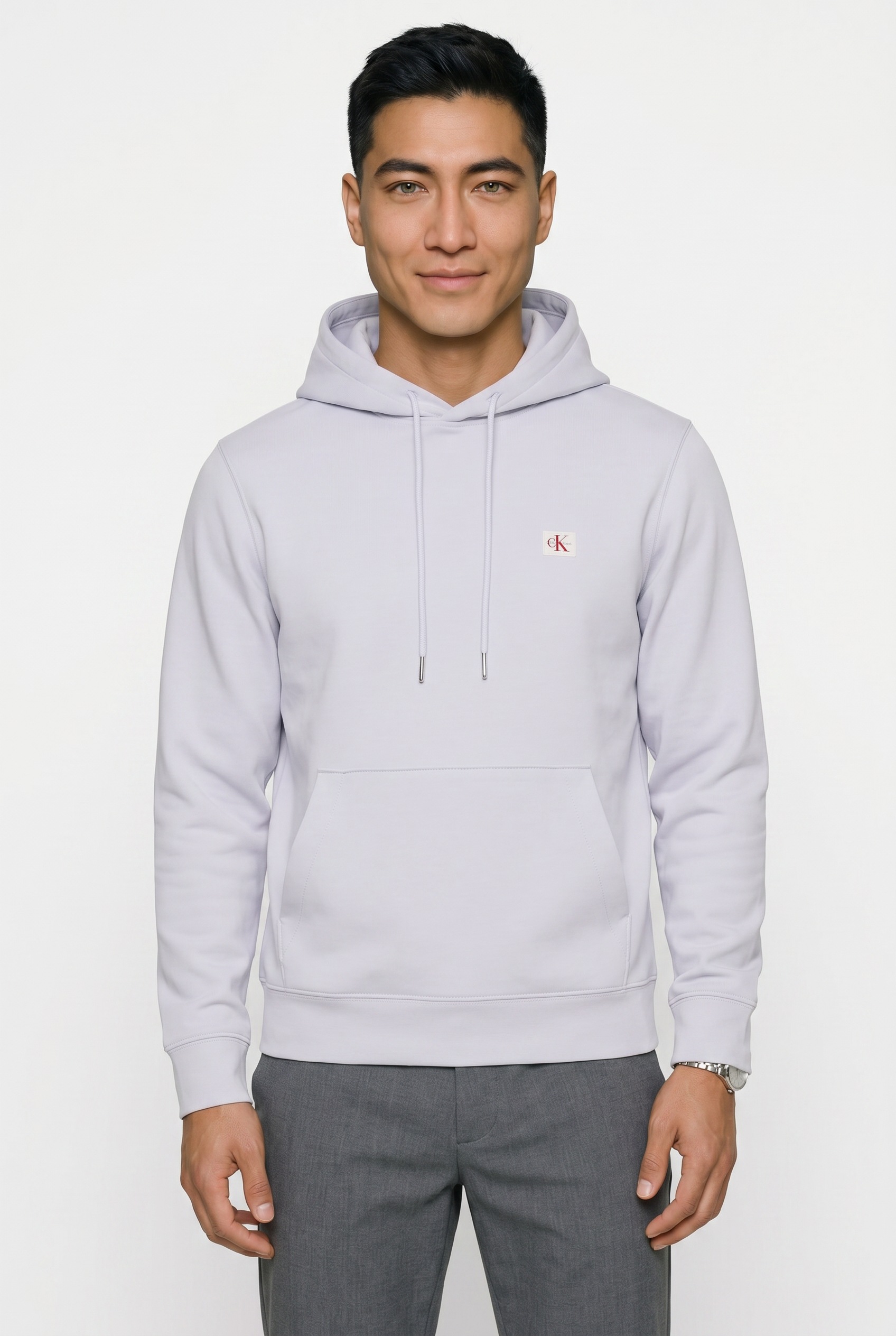 Calvin Klein Jeans Kapuzensweatshirt "400GSM TERRY BADGE HOODIE", Mit Rundhalsausschnitt