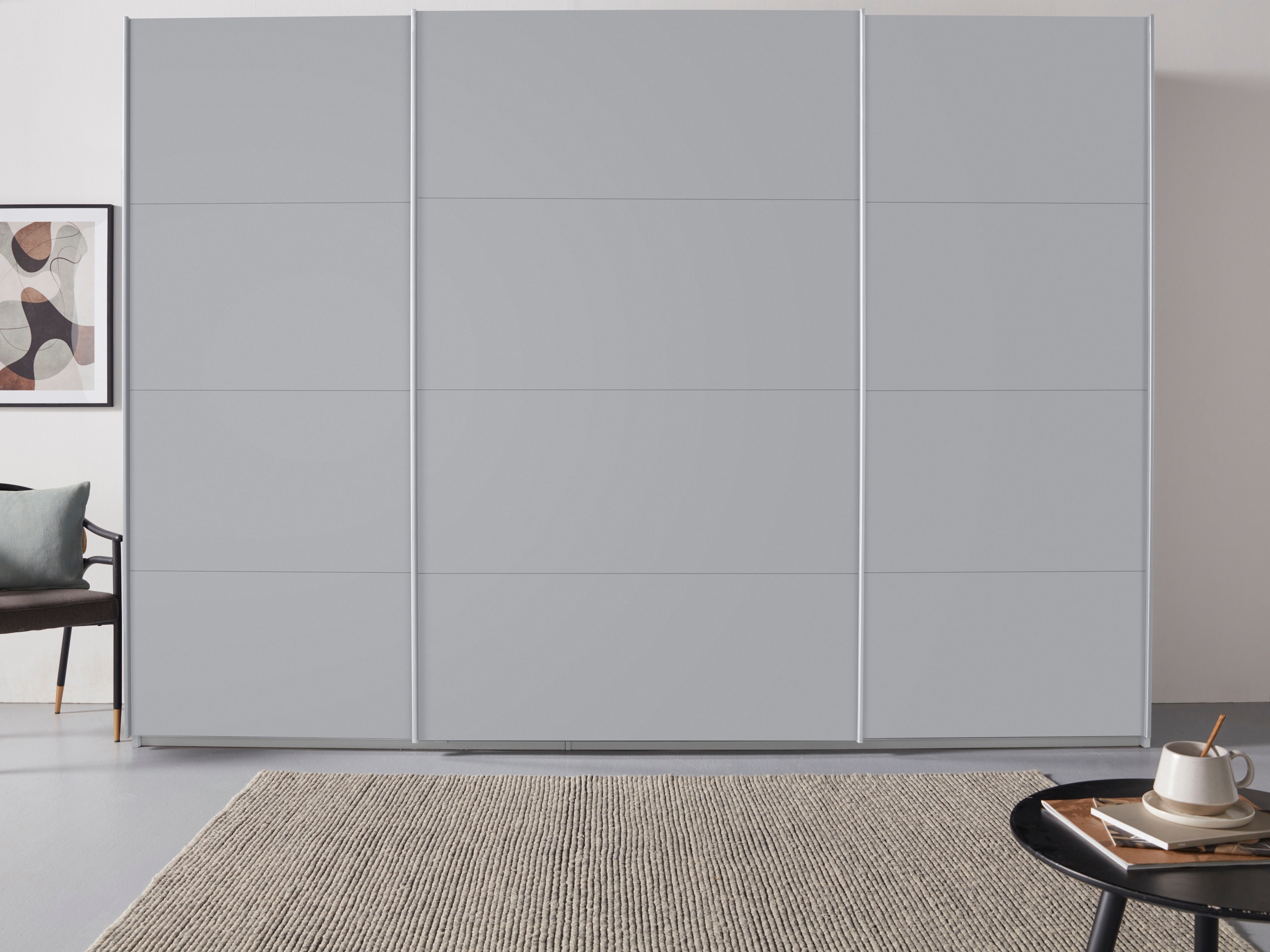 rauch Schwebetürenschrank »Kleiderschrank Schrank Garderobe TOPSELLER OTELI inkl. Inneneinteilung«, mit 3 Innenschubladen sowie zusätzlichen Einlegeböden MADE IN GERMANY