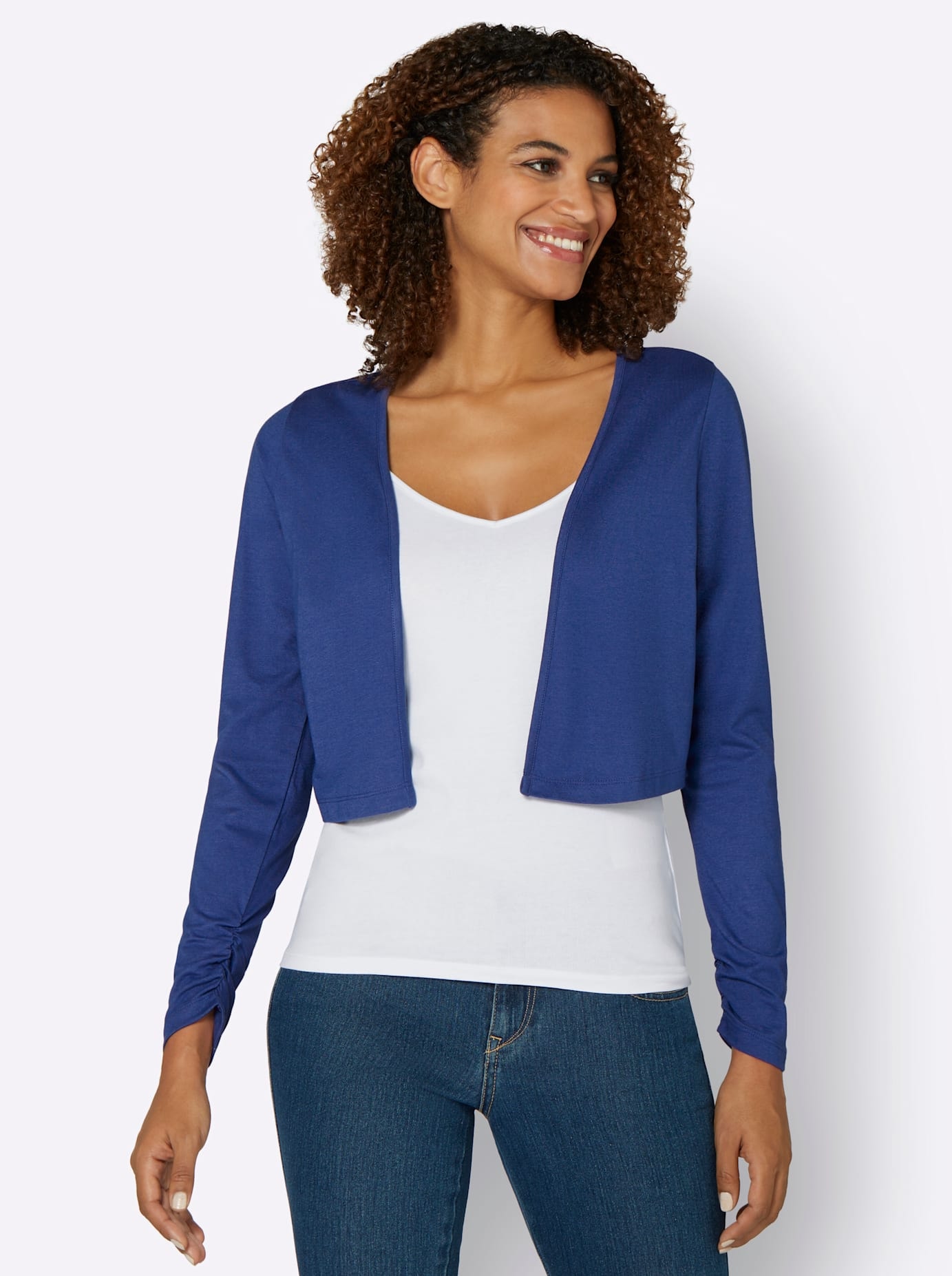 Casual Looks Shirtjacke "Shirtbolero" 1 Stk. tlg. günstig online kaufen