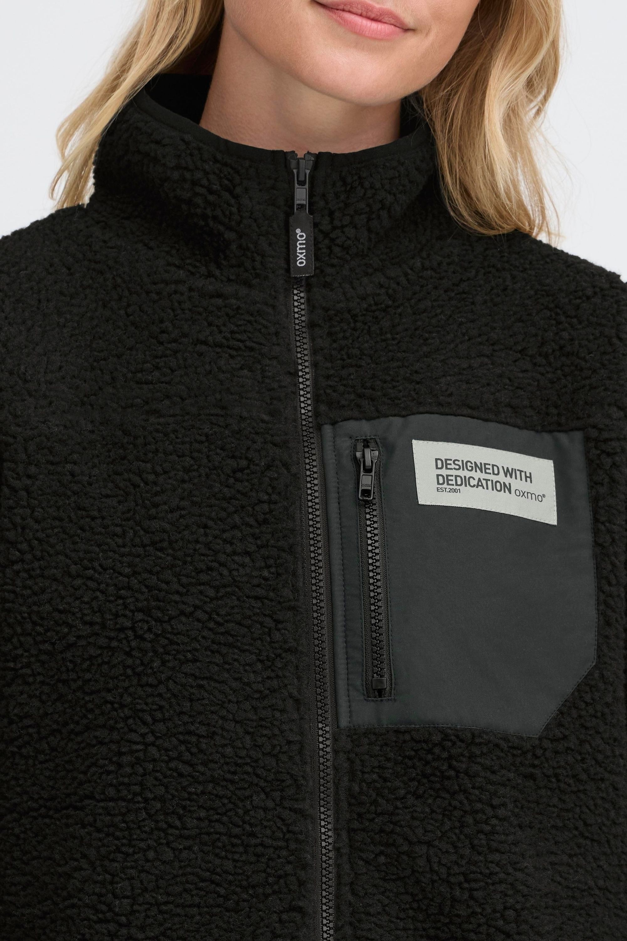 OXMO Plüschjacke »Plüschjacke OXABBY«