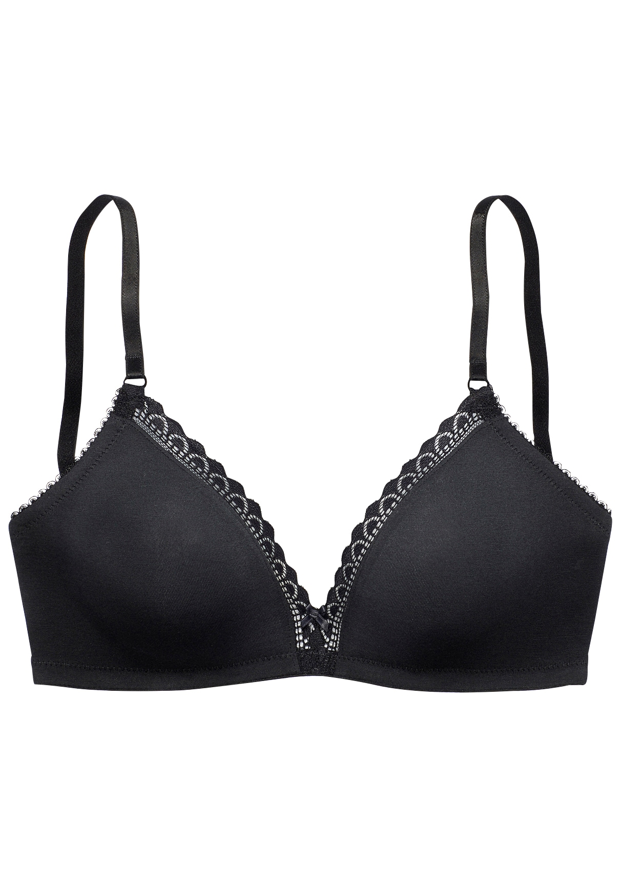 LASCANA Bralette-BH, ohne Bügel, aus Bio-Baumwolle