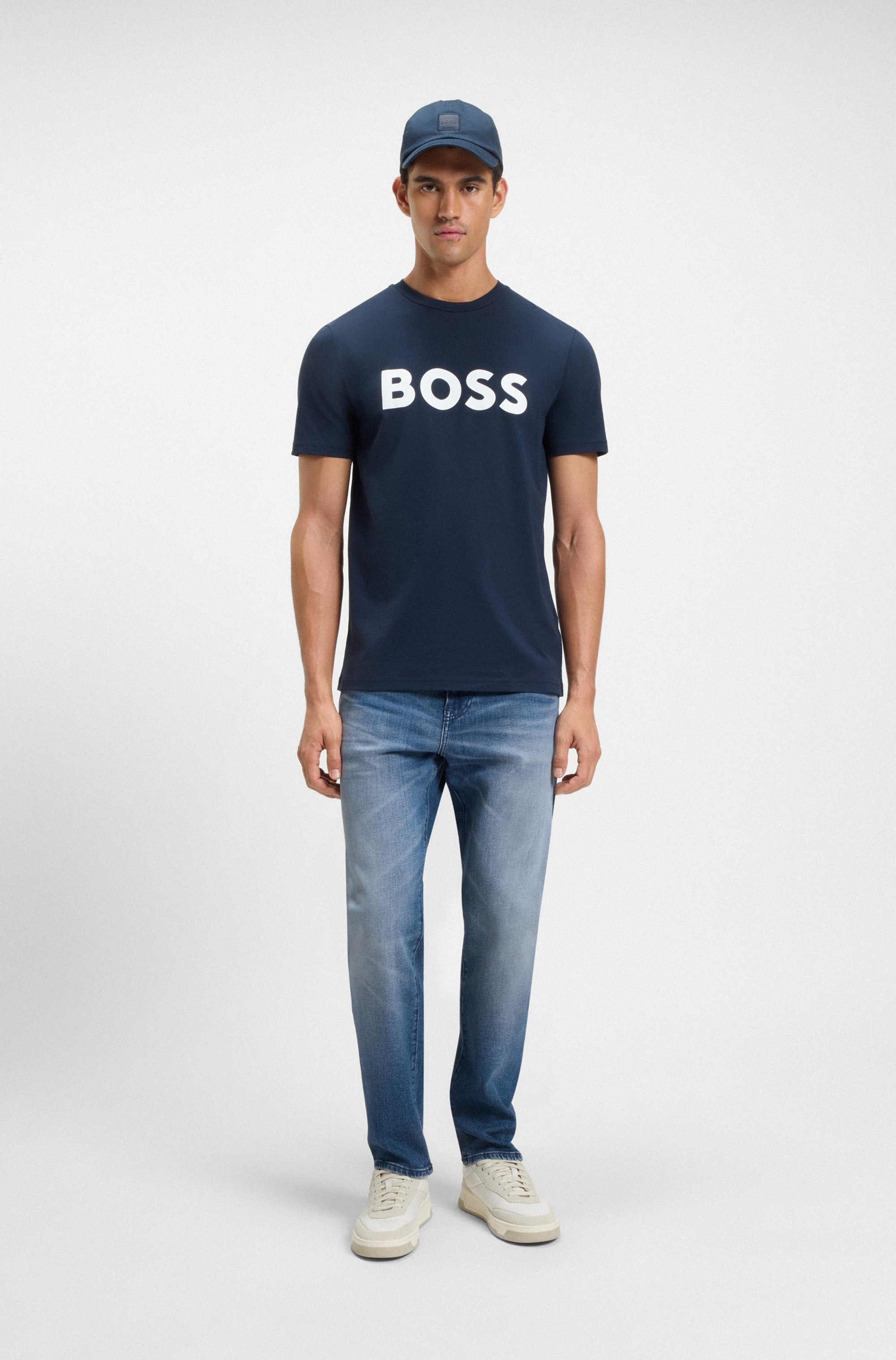 BOSS ORANGE Regular-fit-Jeans »Re Maine«, mittlere Bundhöhe, gerade Passform, authentische Waschung