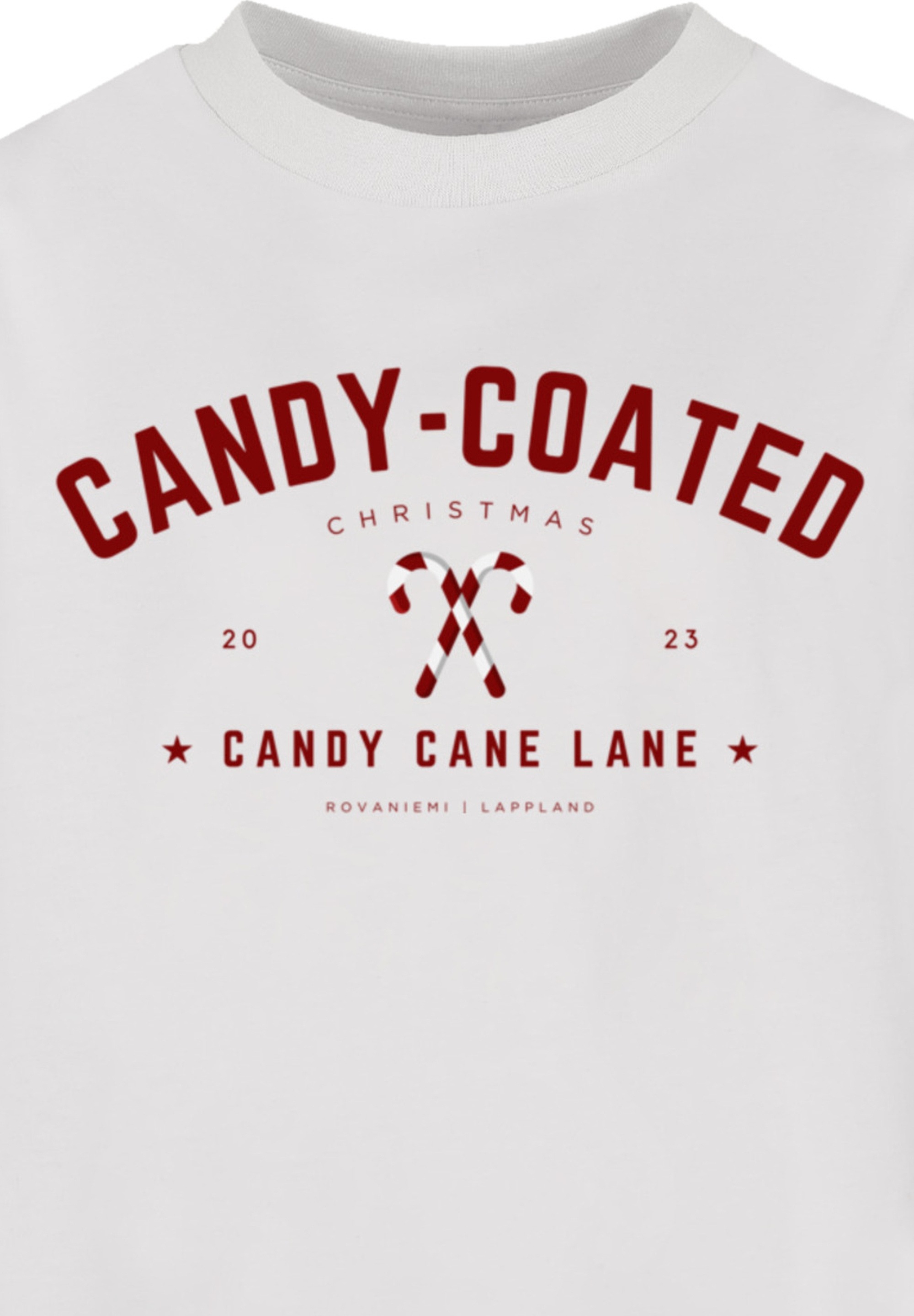 F4NT4STIC T-Shirt »Weihnachten Candy Coated Christmas«, Weihnachten, Geschenk, Logo
