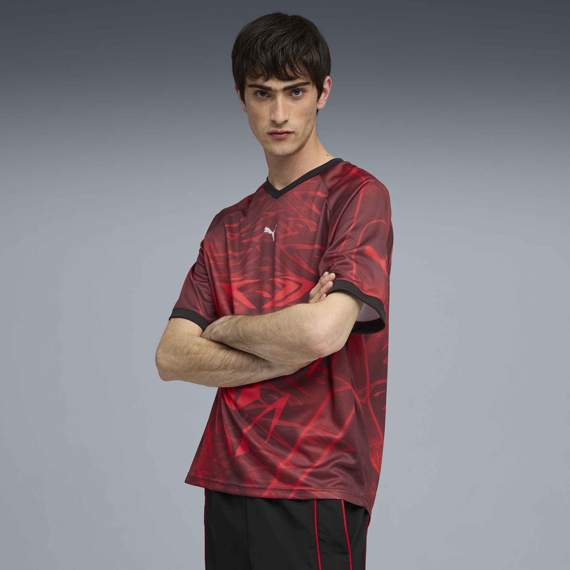 PUMA Trainingsshirt »PUMATECH Allover-Print Relaxed Fußballtrikot Erwachsene«