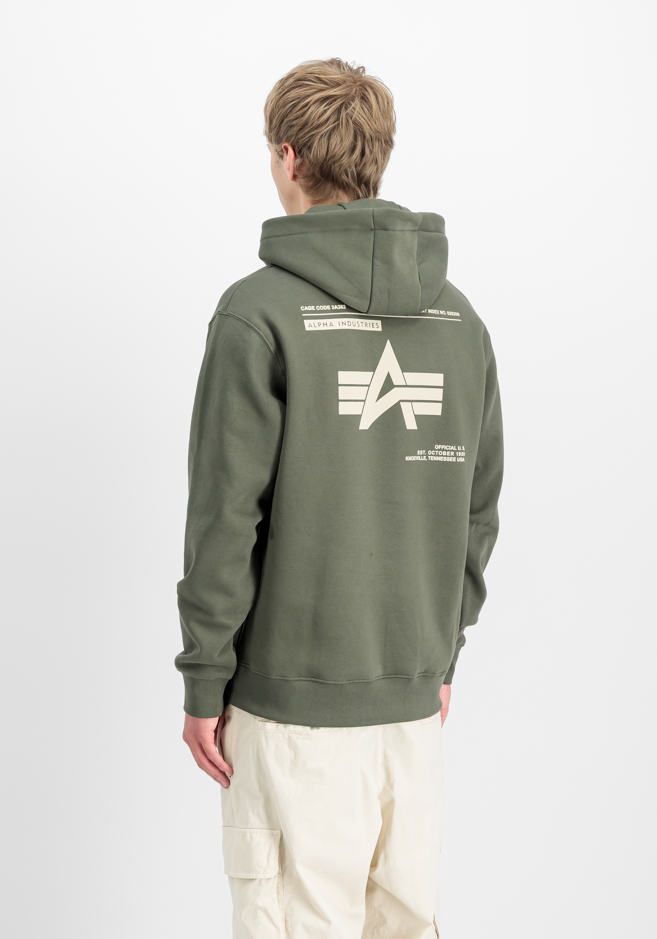 Alpha Industries Hoodie »Label Hoodie Backprint «
