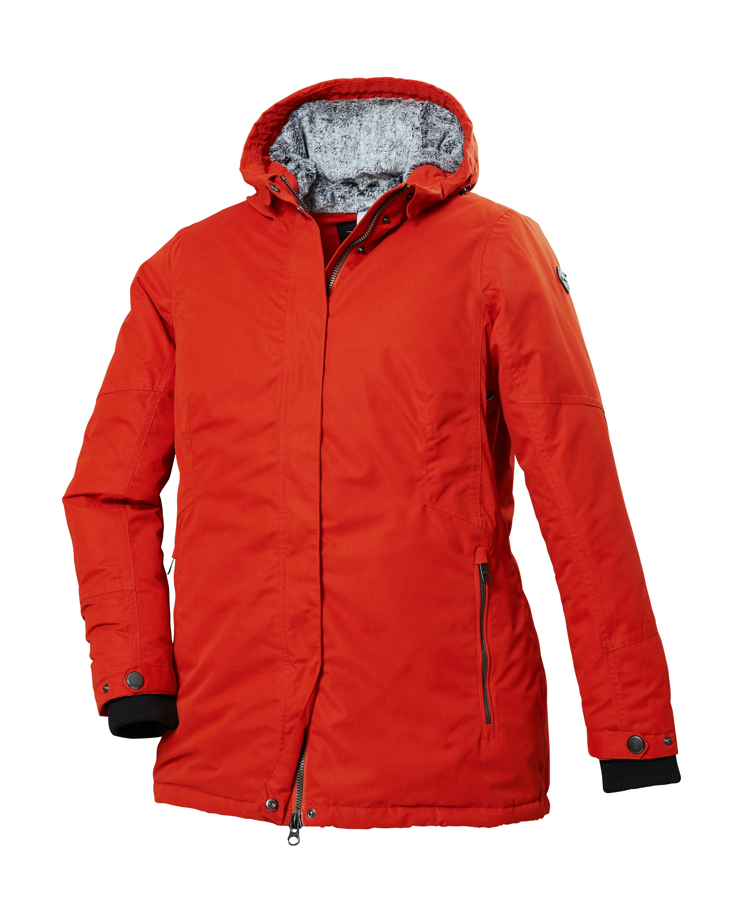 STOY Funktionsjacke »STW 4 WMN JCKT« Wasserdicht, atmungsaktiv, mit Teddy Fleece, abnehmb. Kapuze