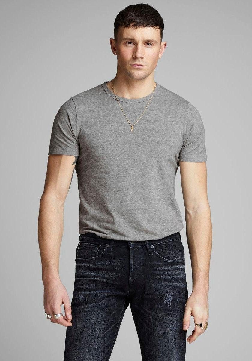 Jack & Jones T-Shirt "JJEBASIC mit schmaler Passform für jeden Tag", unifar günstig online kaufen