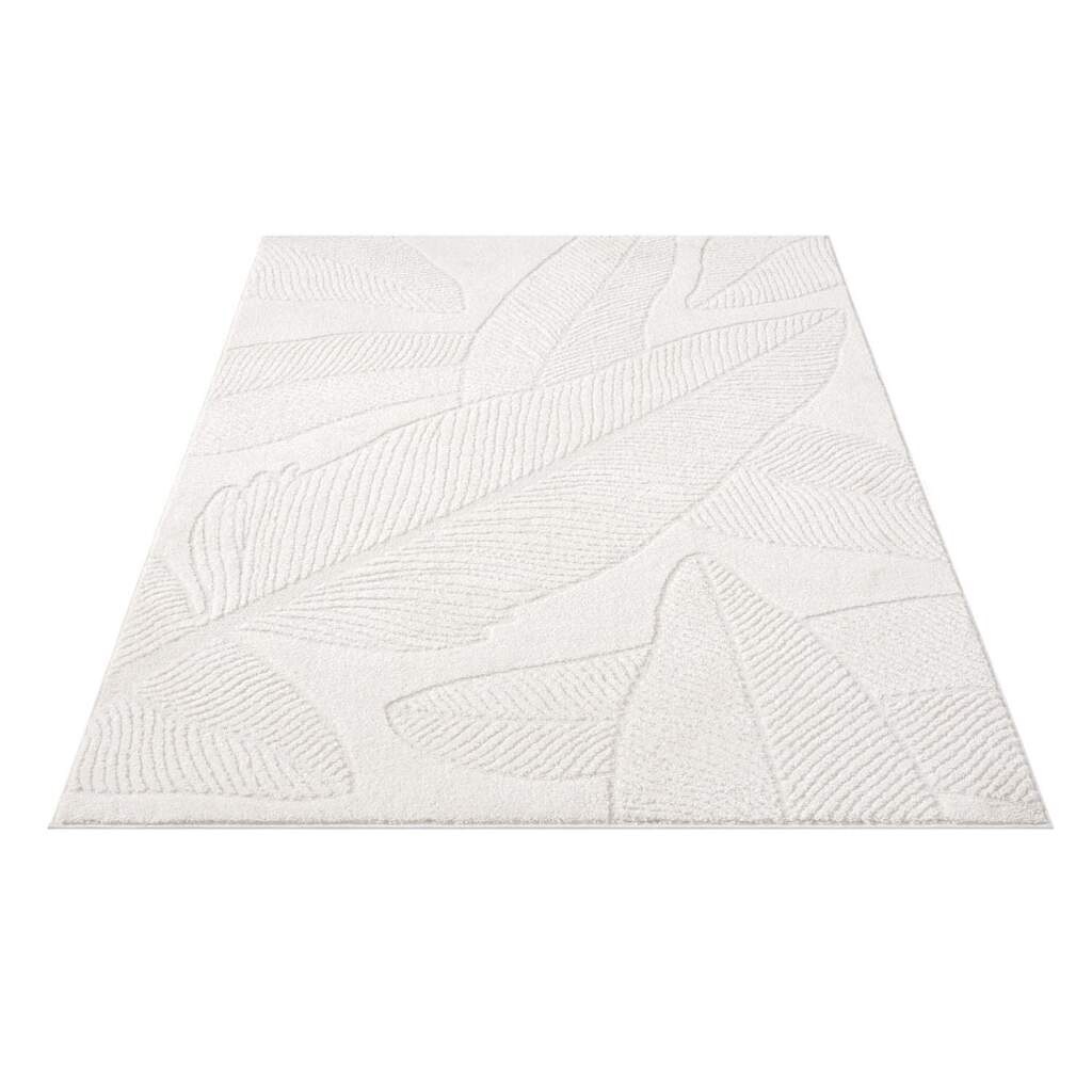 Carpet City Teppich "LOUNGE 0629" rund 15 mm Höhe Kurzflor-Teppich Modern, günstig online kaufen