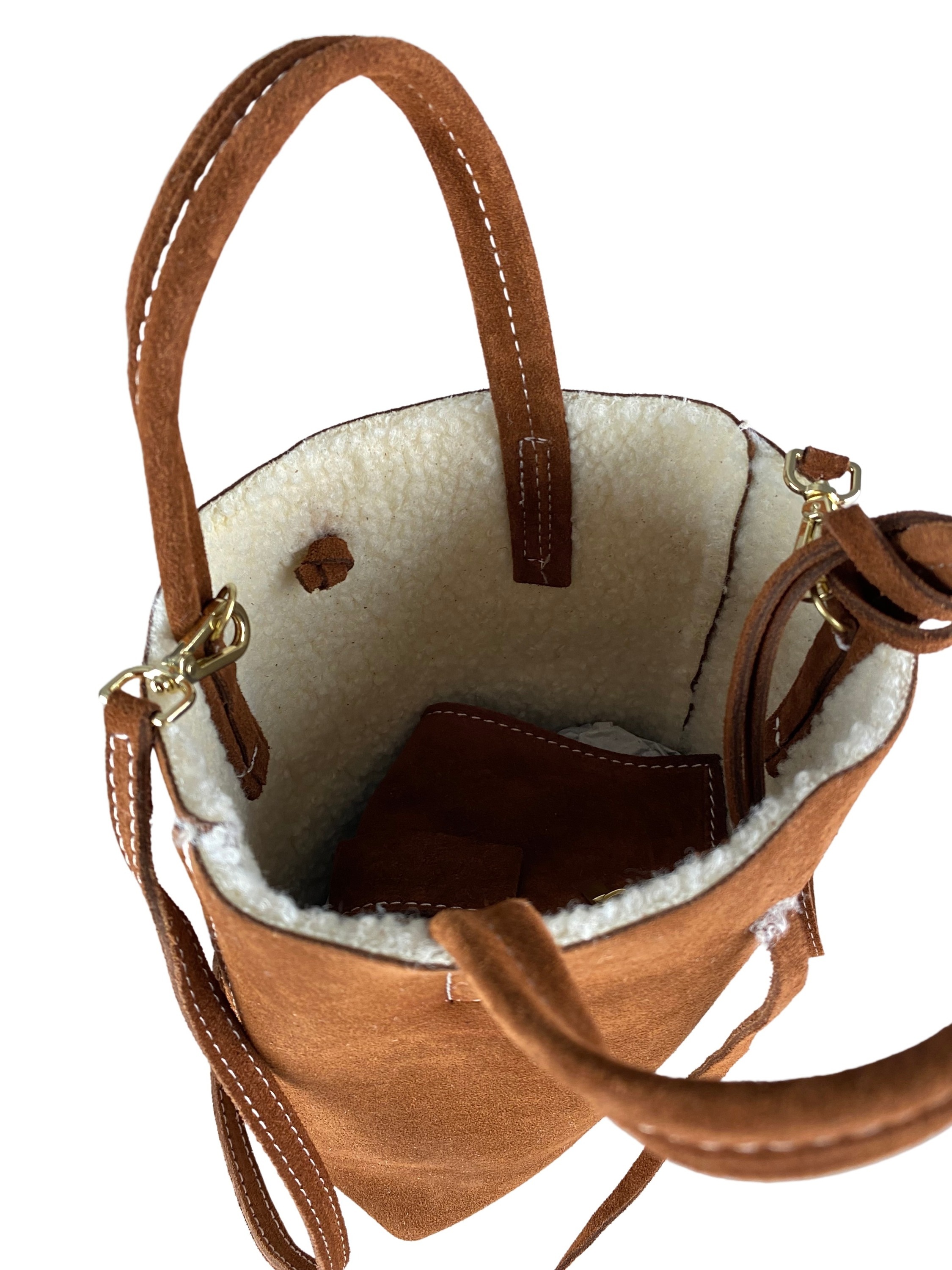 COLLEZIONE ALESSANDRO Umhängetasche »Mini Bag«, aus weichem Wildleder