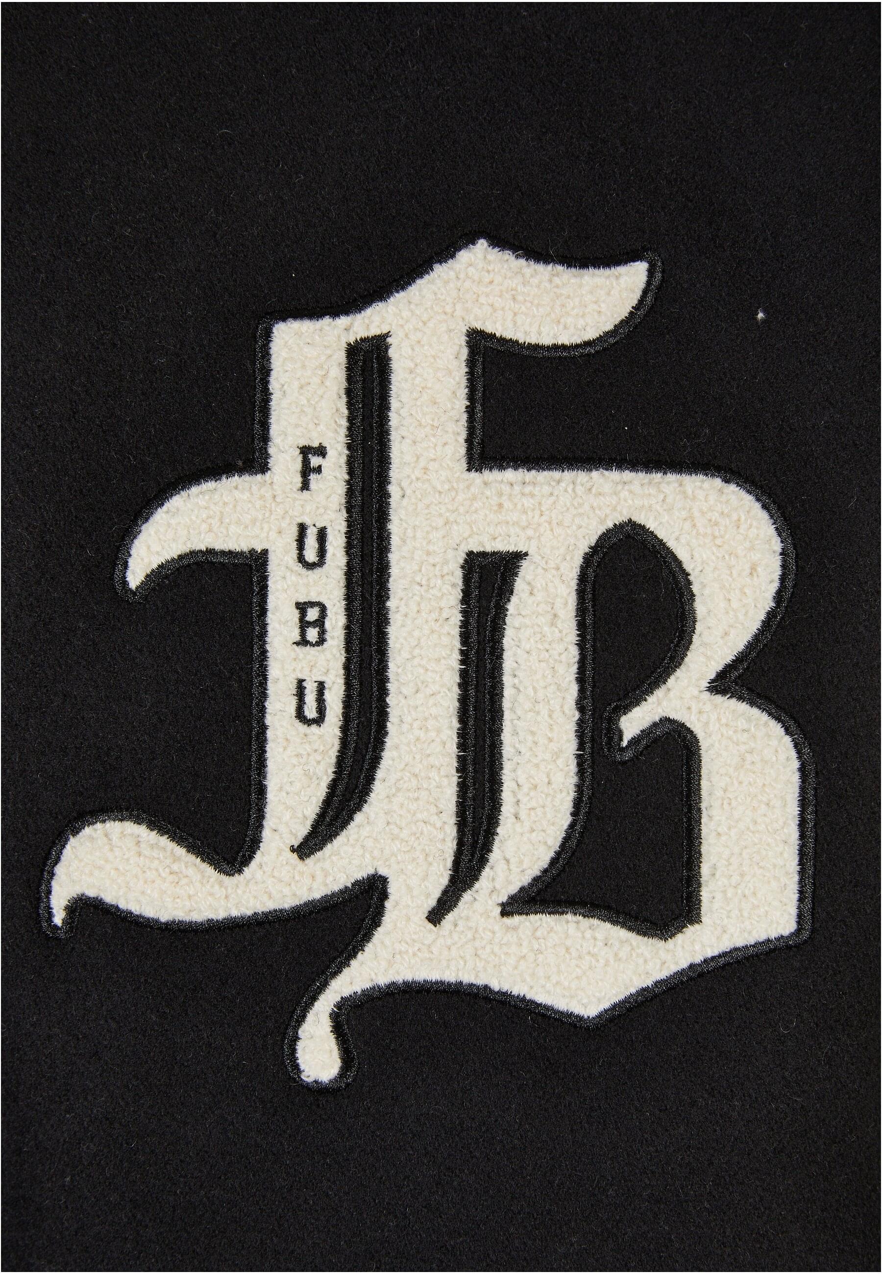 Fubu Allwetterjacke »Fubu Herren FM231-021-1 FUBU Old English Varsity Jacket« 1 Stk. tlg. ohne Kapuze