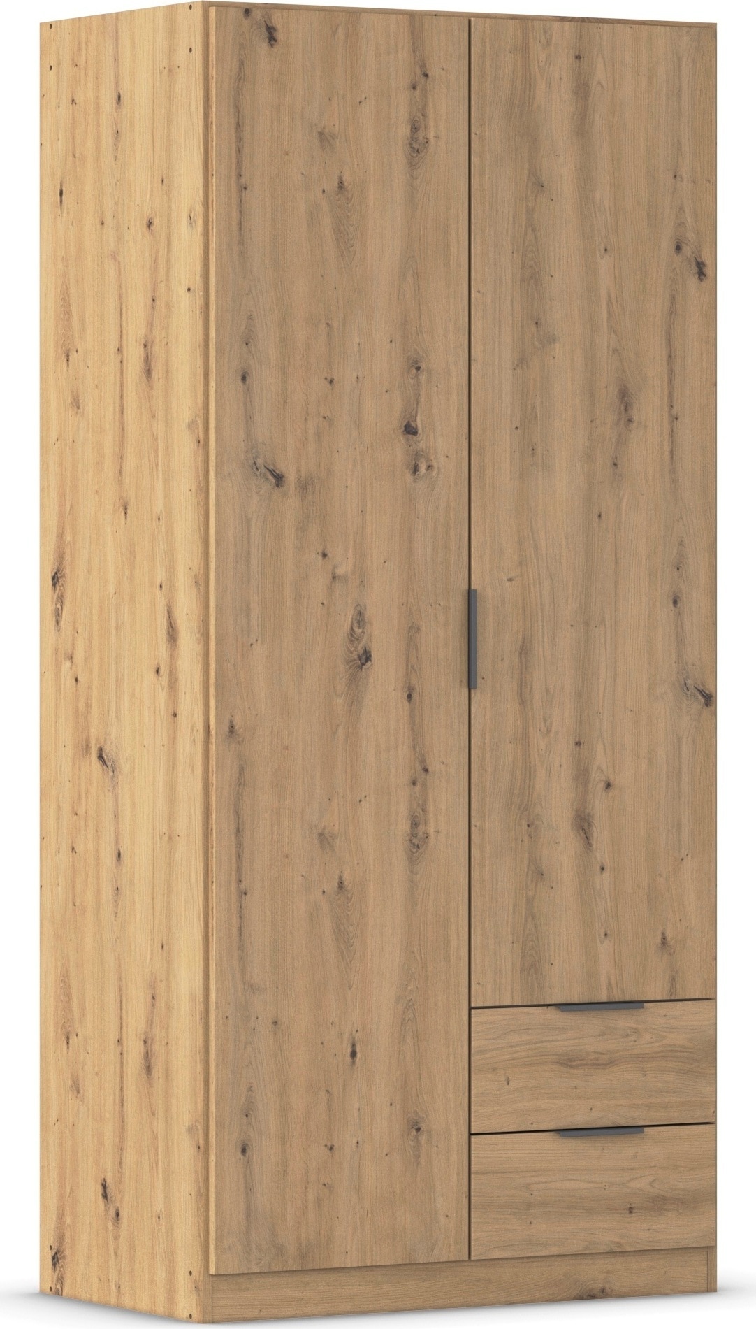 rauch Kleiderschrank "Drehtürenschrank Schrank Garderobe Ankleide Schlafzimmer LAGOA" 3 verschiedene Ausstattungen BASIC/CLASSIC/PREMIUM (inkl. SOFT-CLOSE), mit geräumigen Schubladen, optional mit Aufsatz MADE IN GERMANY