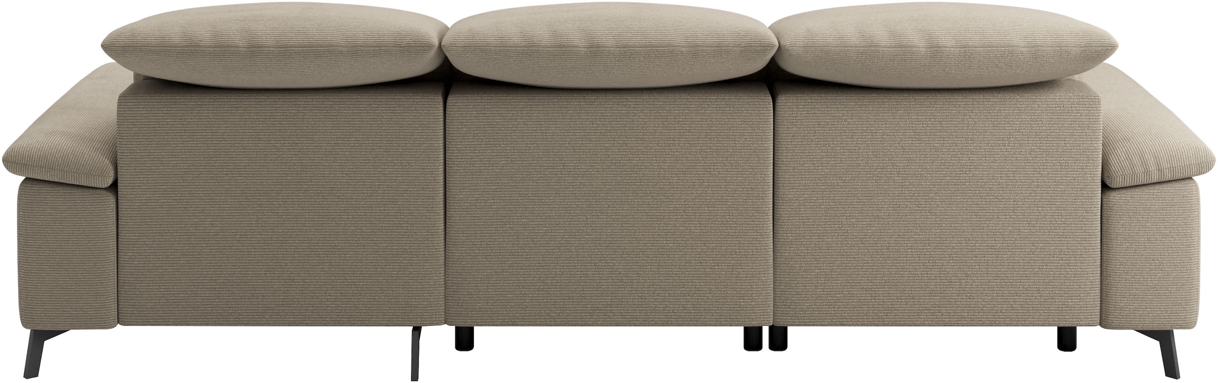 Musterring Ecksofa »MR 370, intelligenter Komfort im modernen Design« Optionale Relaxfunktion, flexible Kopfteile & klappbare Armlehnen