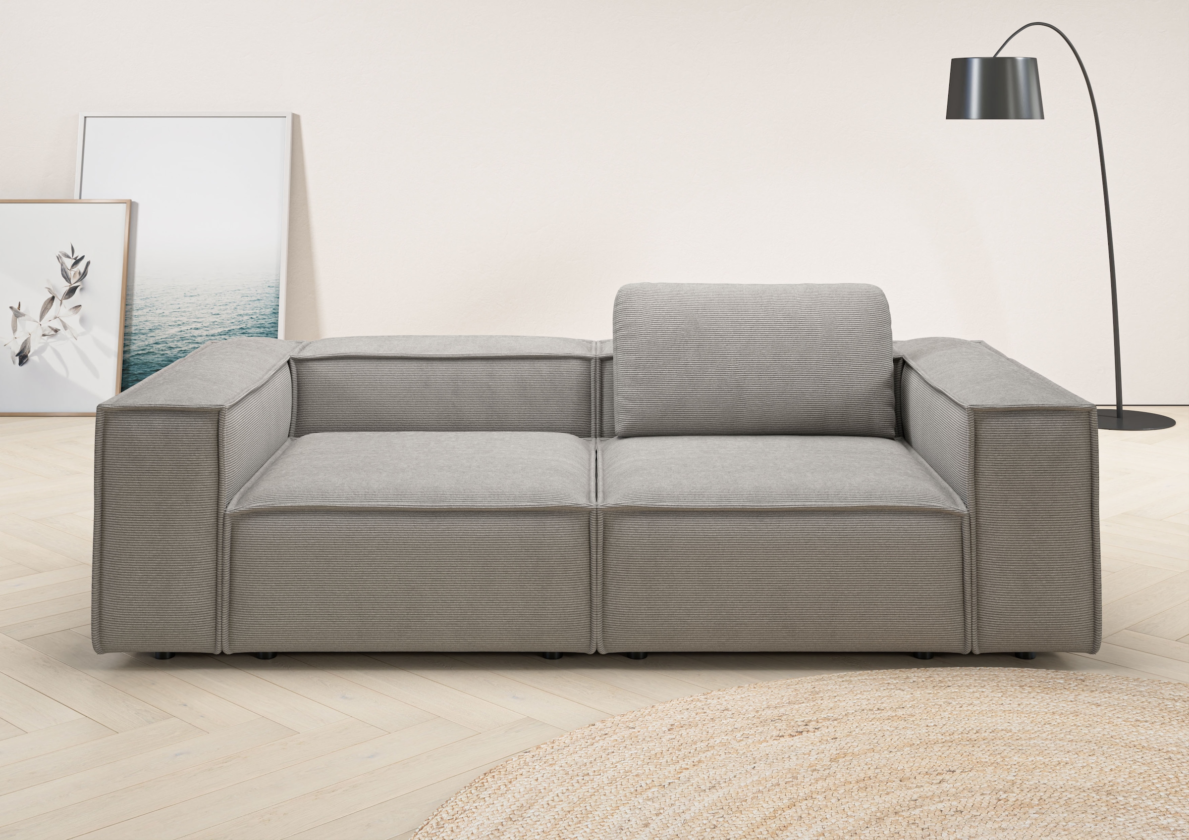 PLACES OF STYLE 2-Sitzer "Watertown, modernes Sofa 246 cm breit, auch in Fe günstig online kaufen