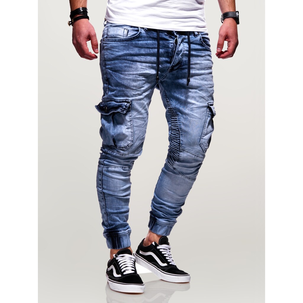 behype Slim-fit-Jeans »BILLY«