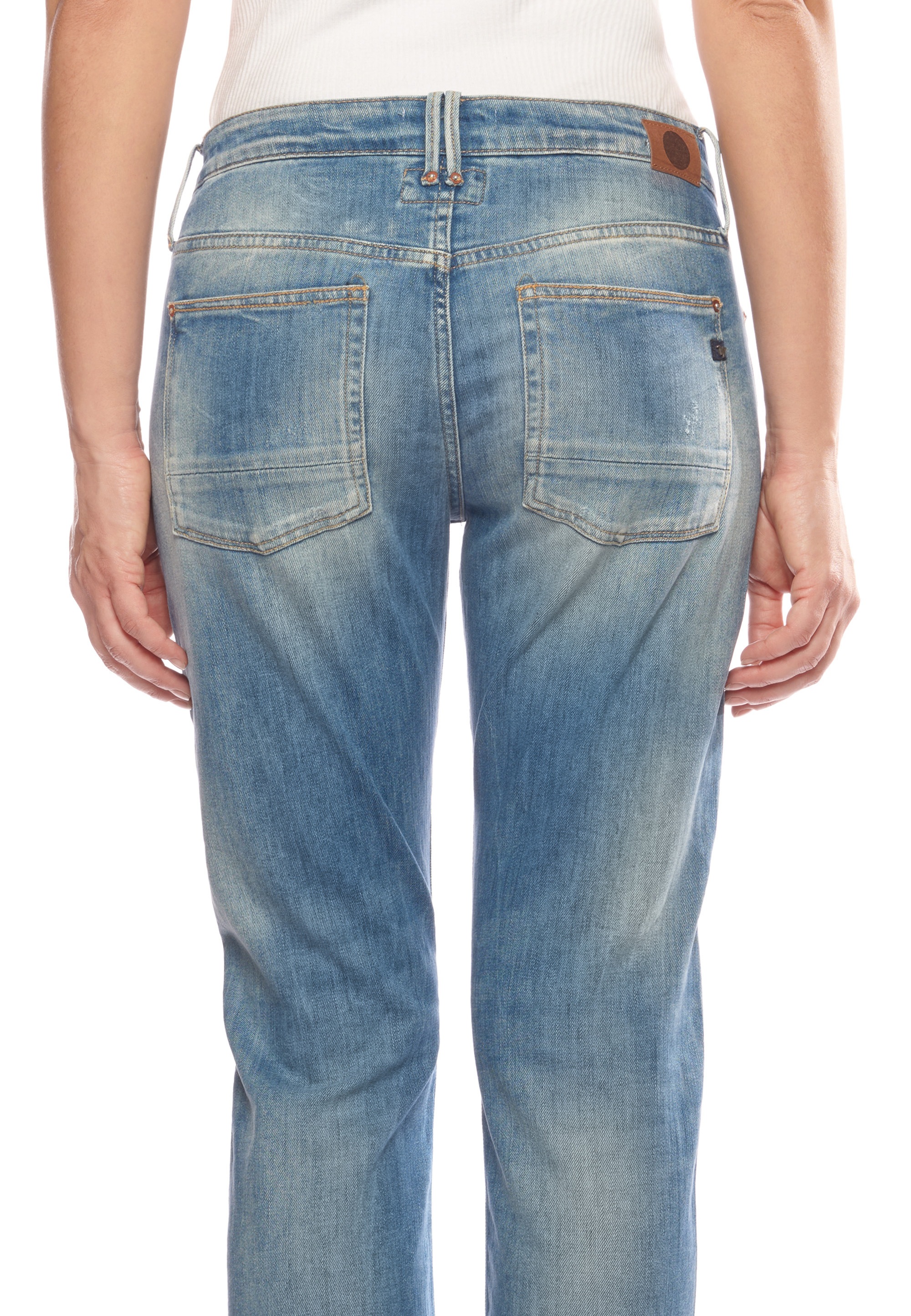 Le Temps Des Cerises Bequeme Jeans, mit trendigen Used-Details