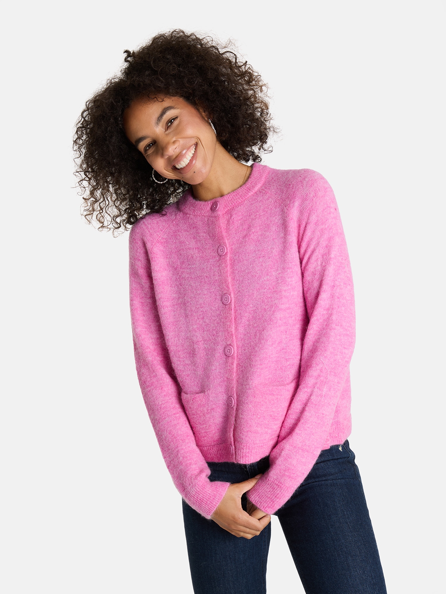 Lieblingsstück Strickjacke "AnnickL" mit aufgesetzten Taschen günstig online kaufen