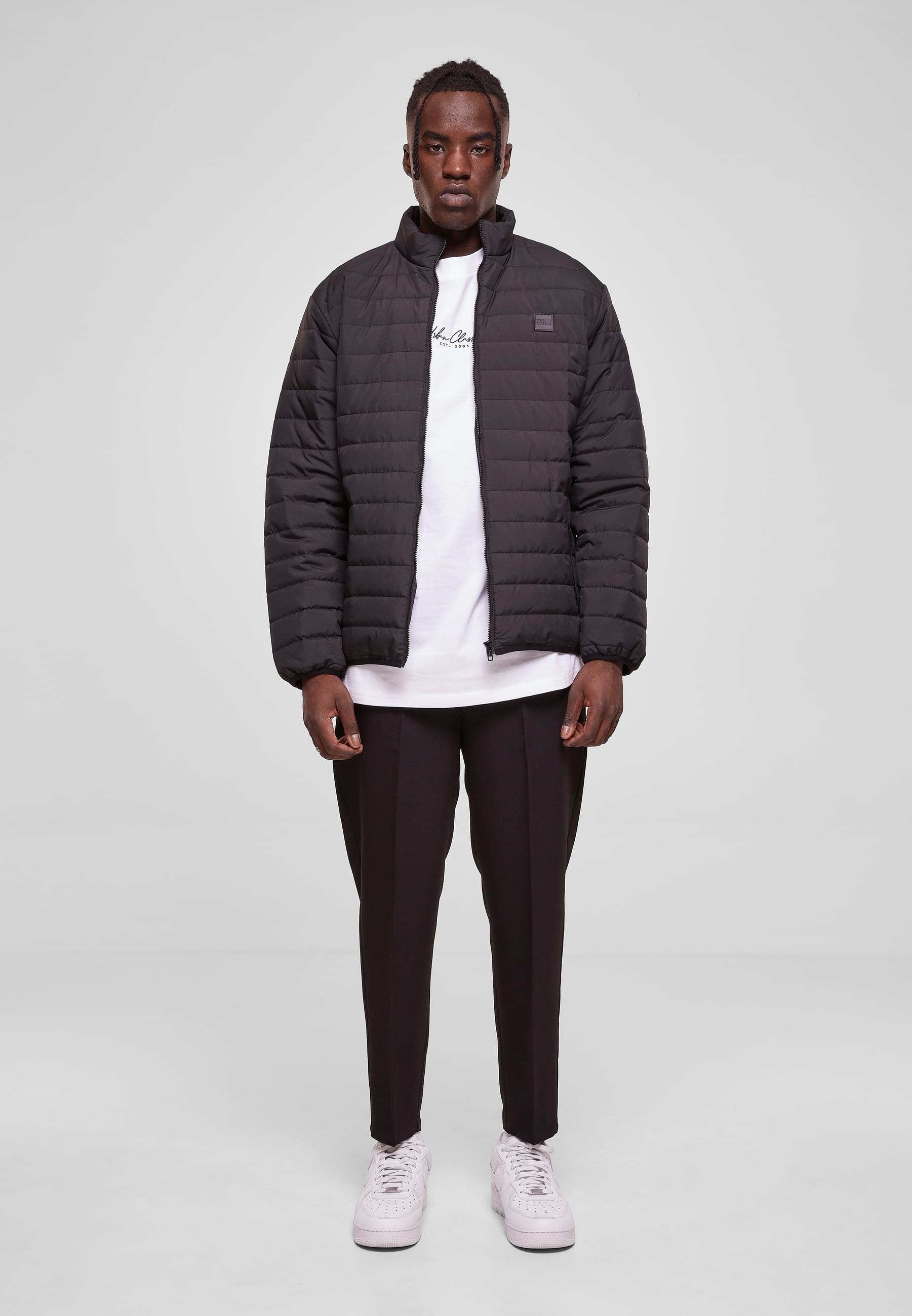 URBAN CLASSICS Anorak »Urban Classics Herren Light Bubble Jacket«, (1 St.), ohne Kapuze