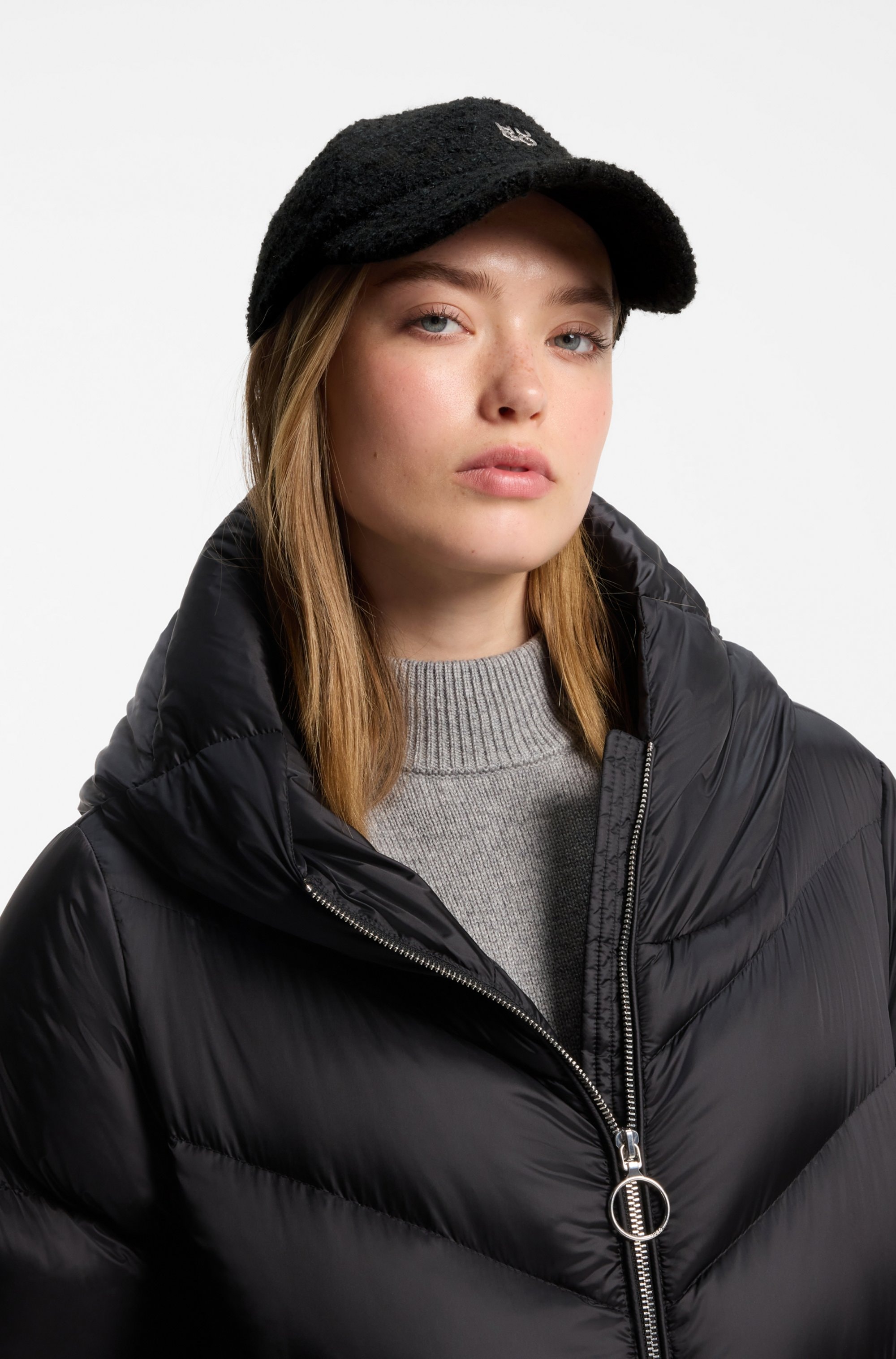 HUGO Baseball Cap »Ally-BO« mit Bouclé-Textur, unisex