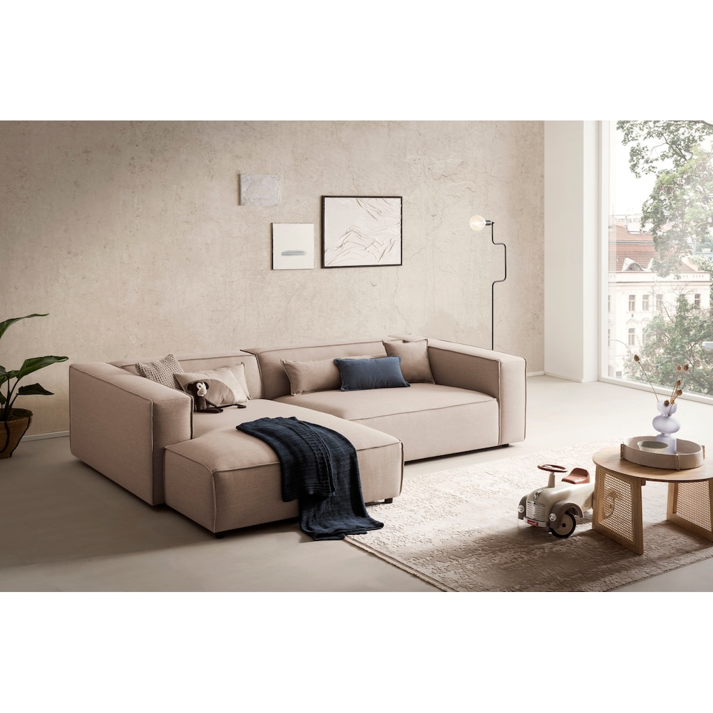 LeGer Home by Lena Gercke Ecksofa »PIARA XXL, besonders tiefe Sitzfläche, L-Form,«