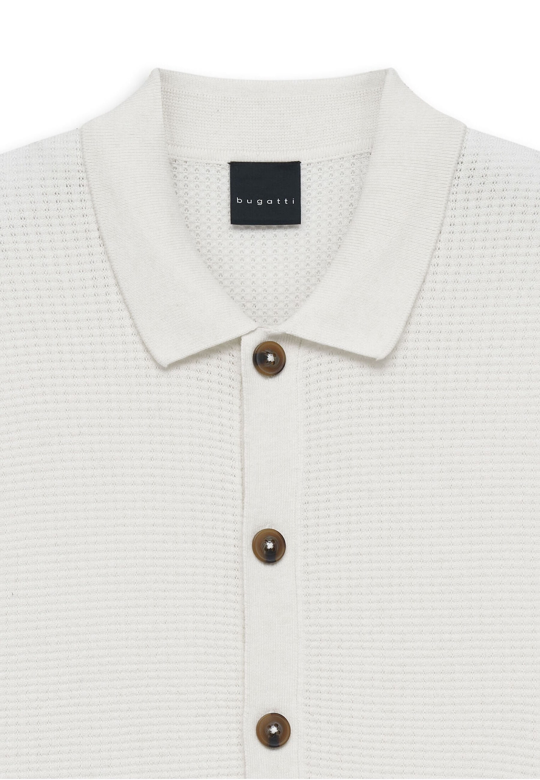 bugatti Poloshirt Regular Fit aus Baumwoll-Mix