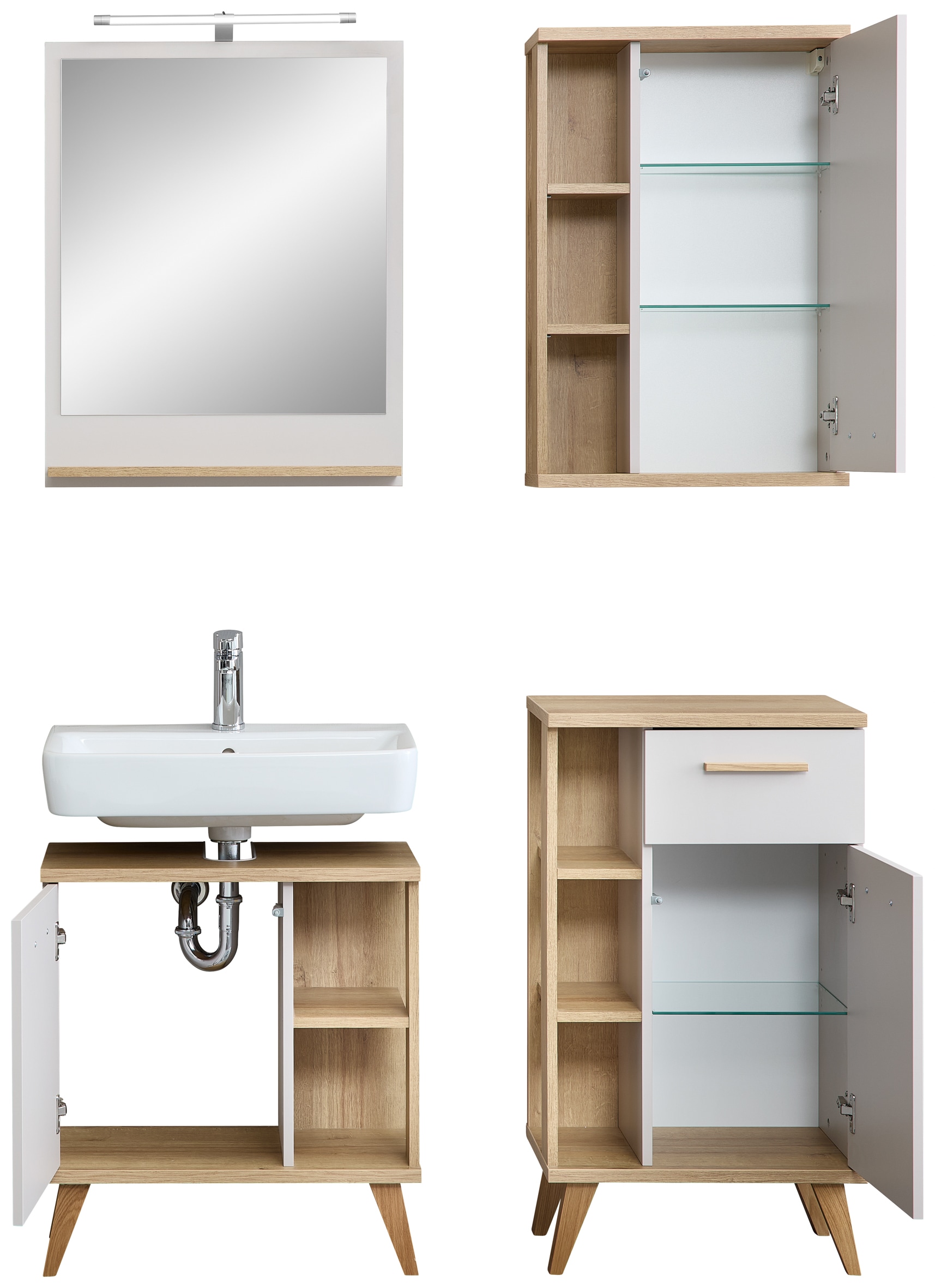 Saphir Badmöbel-Set »Quickset 966« 5 Stk. tlg.