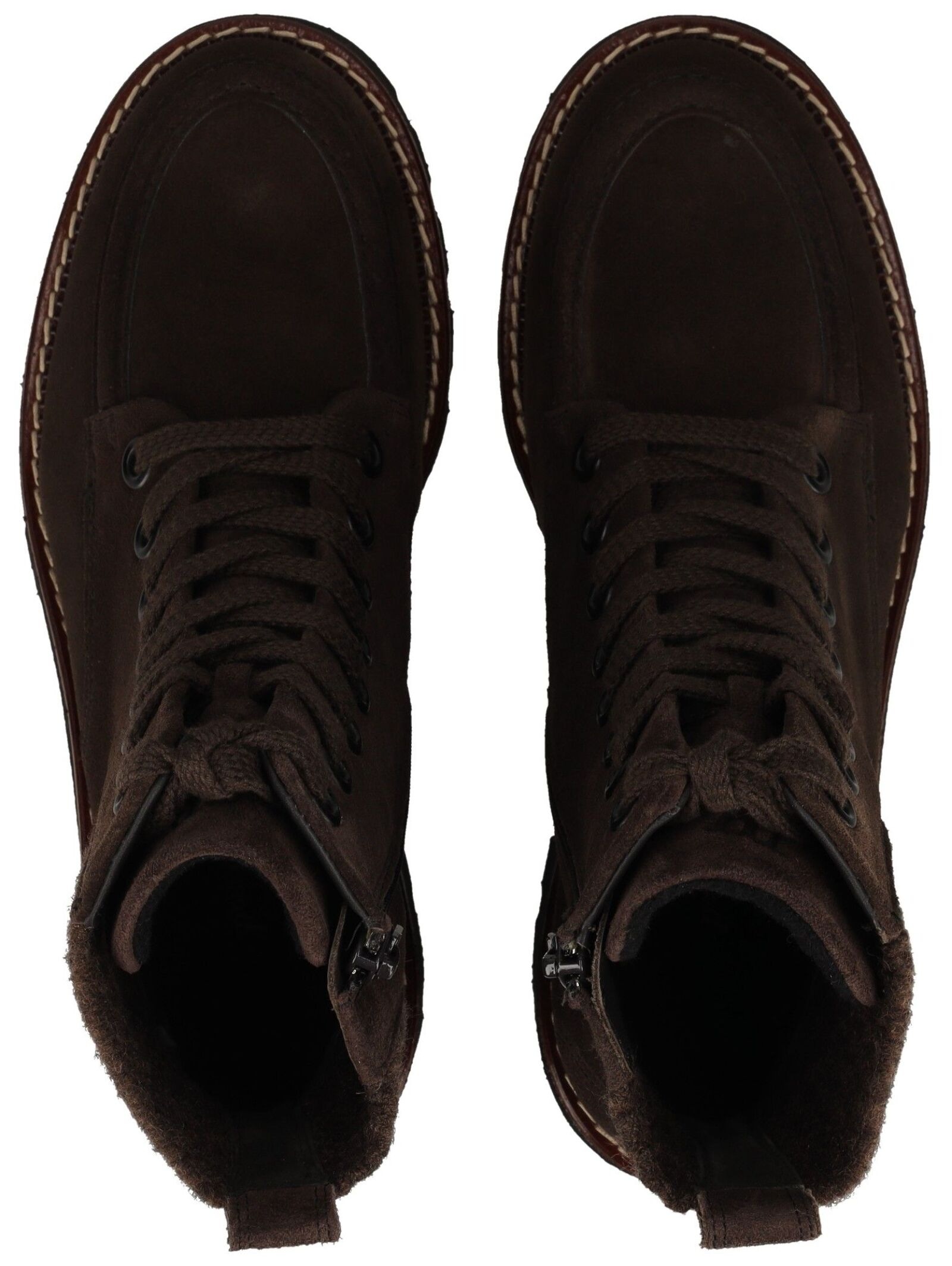 Paul Green Schnürstiefelette »Paul Green Stiefelette Veloursleder/Textil«