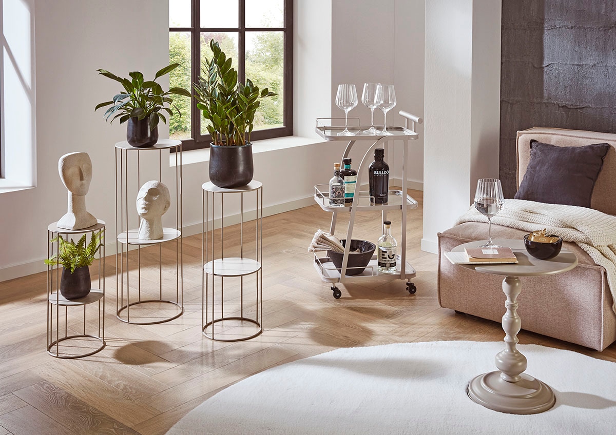 HAKU Blumentisch »3er Set Blumensäulen« Set, 3er Set, 3 Stk. tlg. auch für den geschützten Außenbereich geeignet