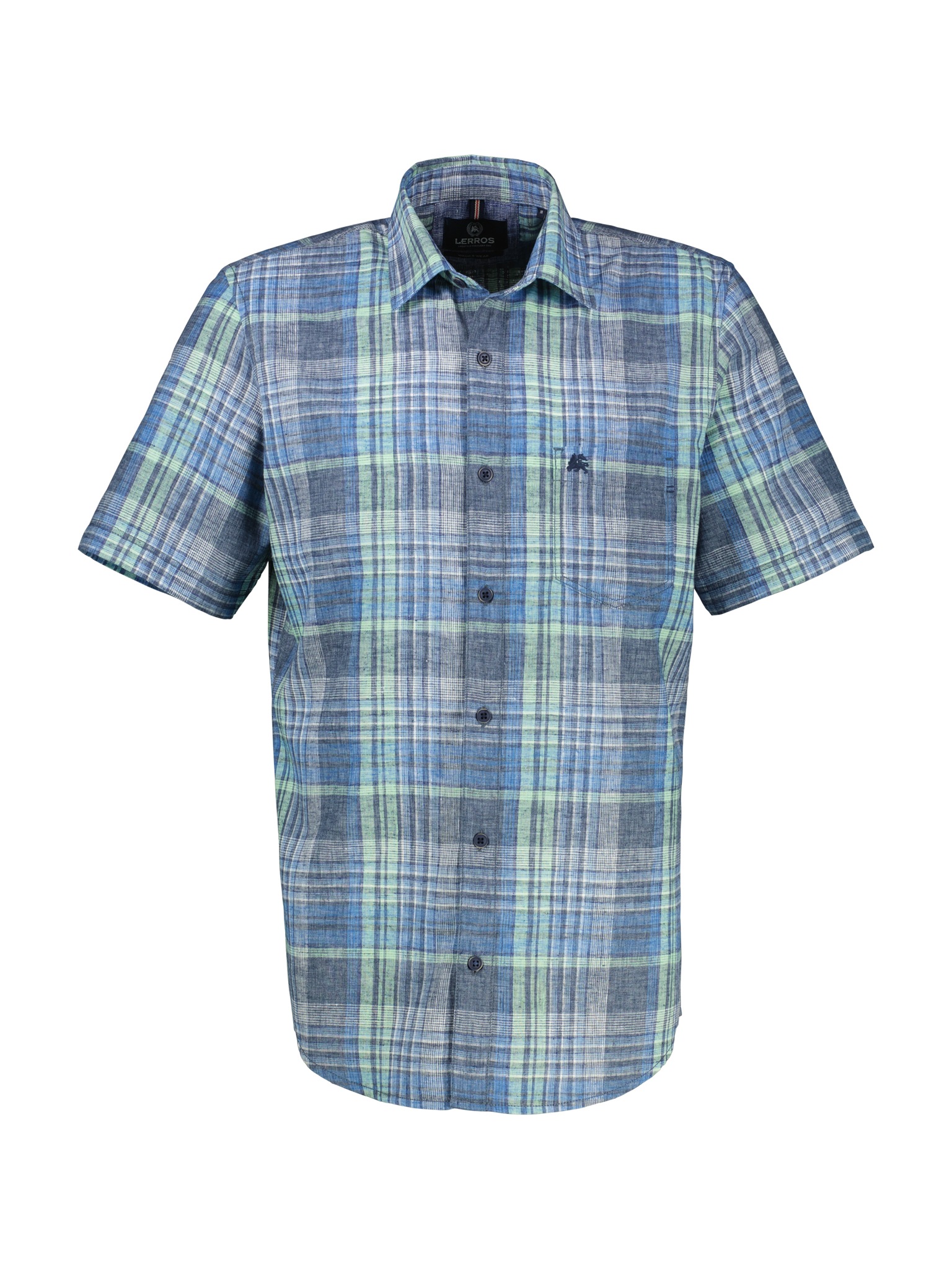 Thumbnail - LERROS Kurzarmhemd mit Logo Stickerei