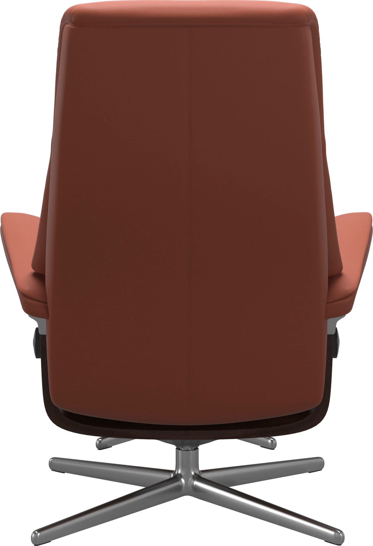 Thumbnail - Stressless "View" Set, Relaxsessel mit Hocker, mit Hocker, mit Cross Base, Größe S, M & L, Holzakzent Braun