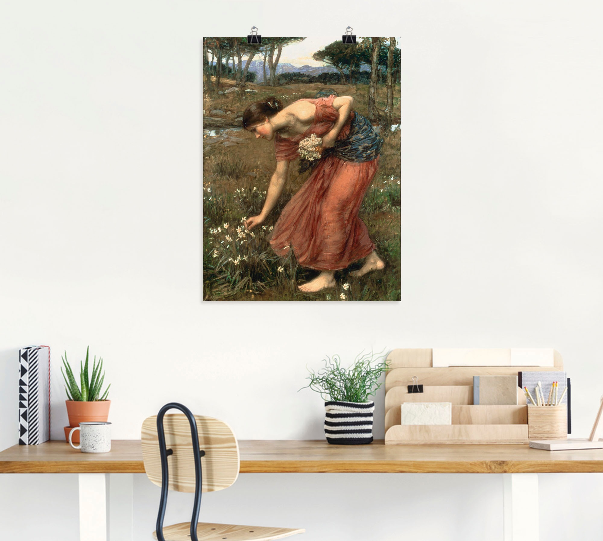 Artland Wandbild »Narziß«, Frau, (1 St.), als Leinwandbild, Poster in verschied. Größen