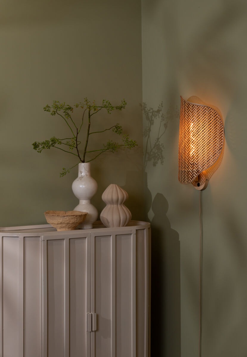 GOOD&MOJO Wandleuchte »KINABALU«, 1 flammig, Leuchtmittel E27 | LED wechselbar, Nachhaltig