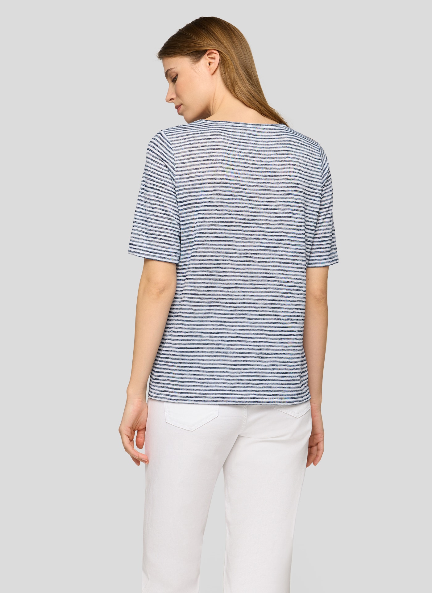 Print-Shirt RABE "T-Shirt", Damen, Gr. 48, dunkelblau, 54%Viskose, 46%Polyester, tailliert, Shirts - Bild 3