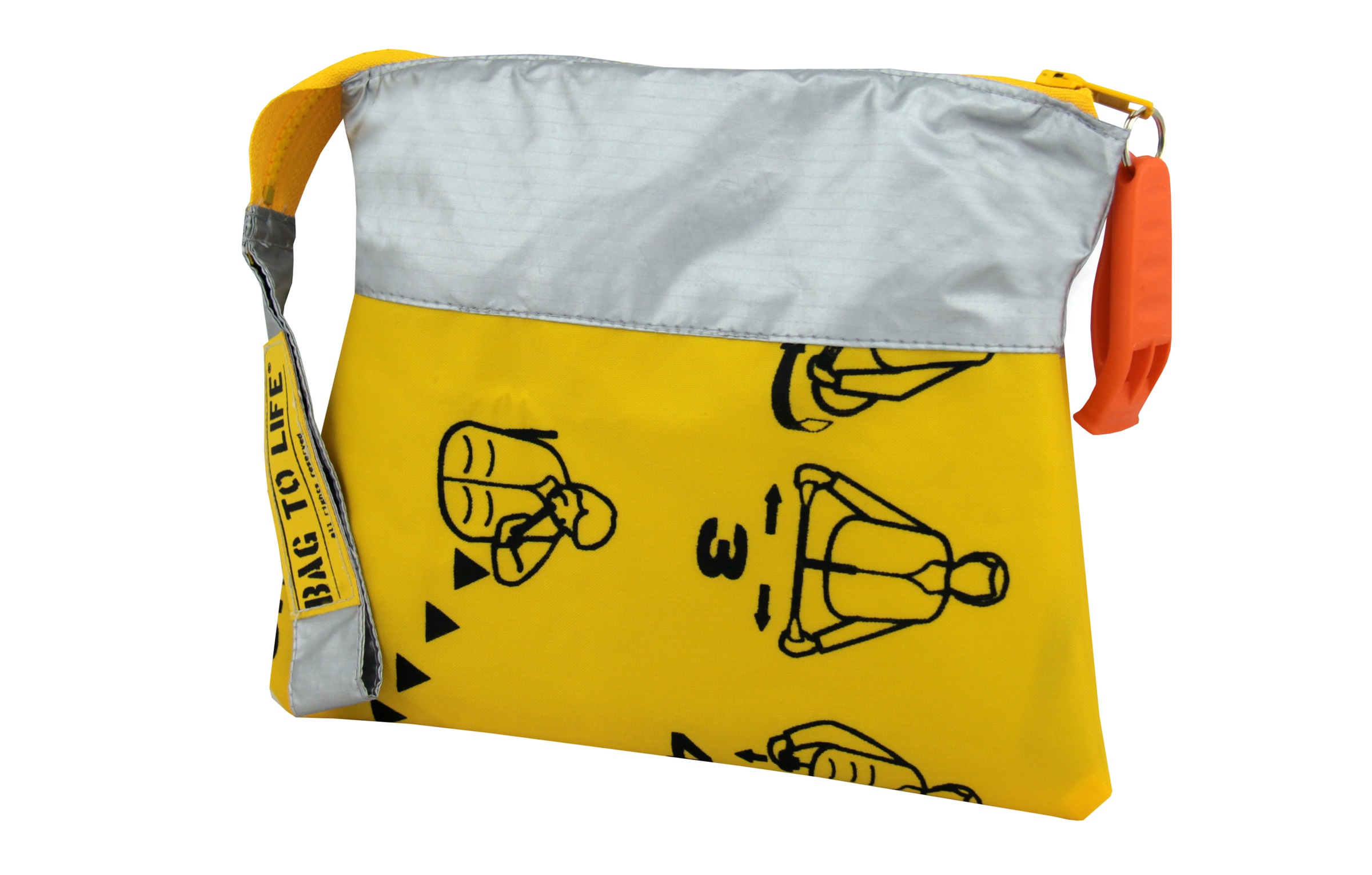 Bag to Life Umhängetasche »Follow me Bundle«, (2 tlg.), mit kleinem Etui, aus recyceltem Material