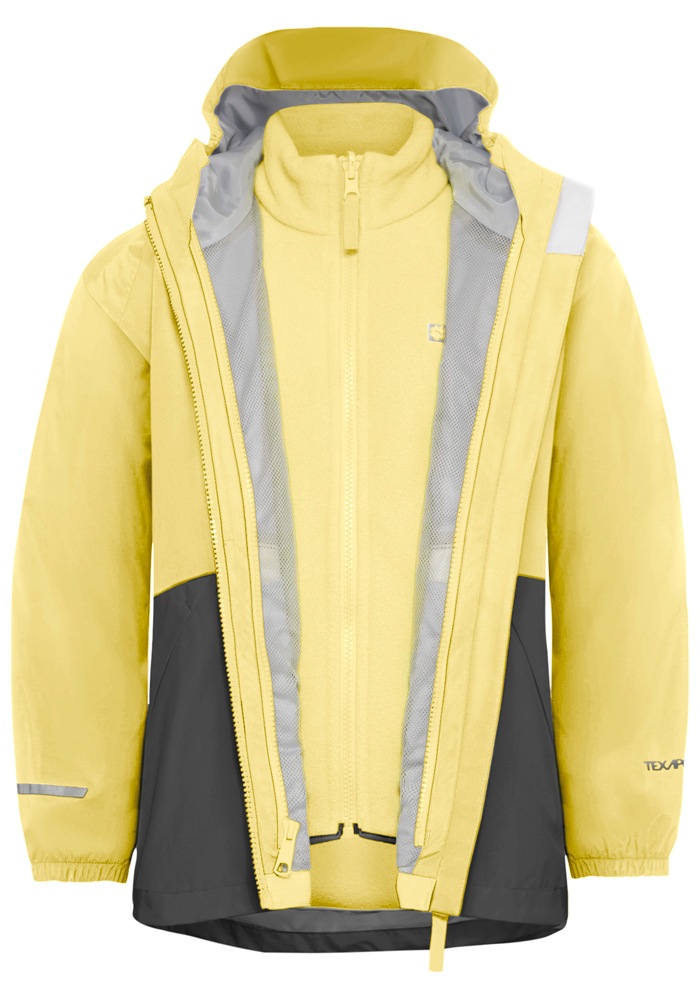 Jack Wolfskin 3-in-1-Funktionsjacke »ICELAND 3IN1 JACKET K«, mit Kapuze
