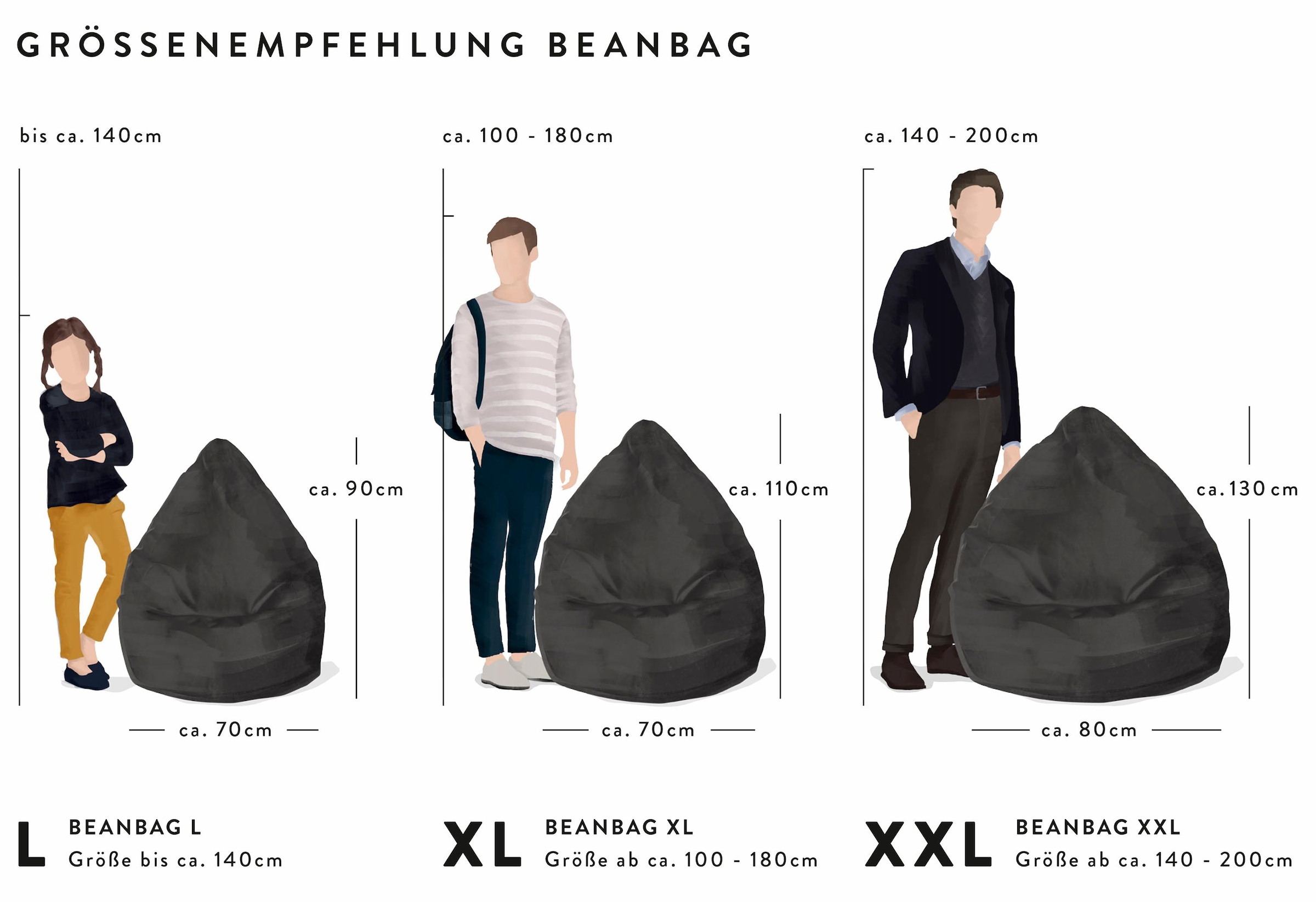 Magma Heimtex Sitzsack »EASY XL«