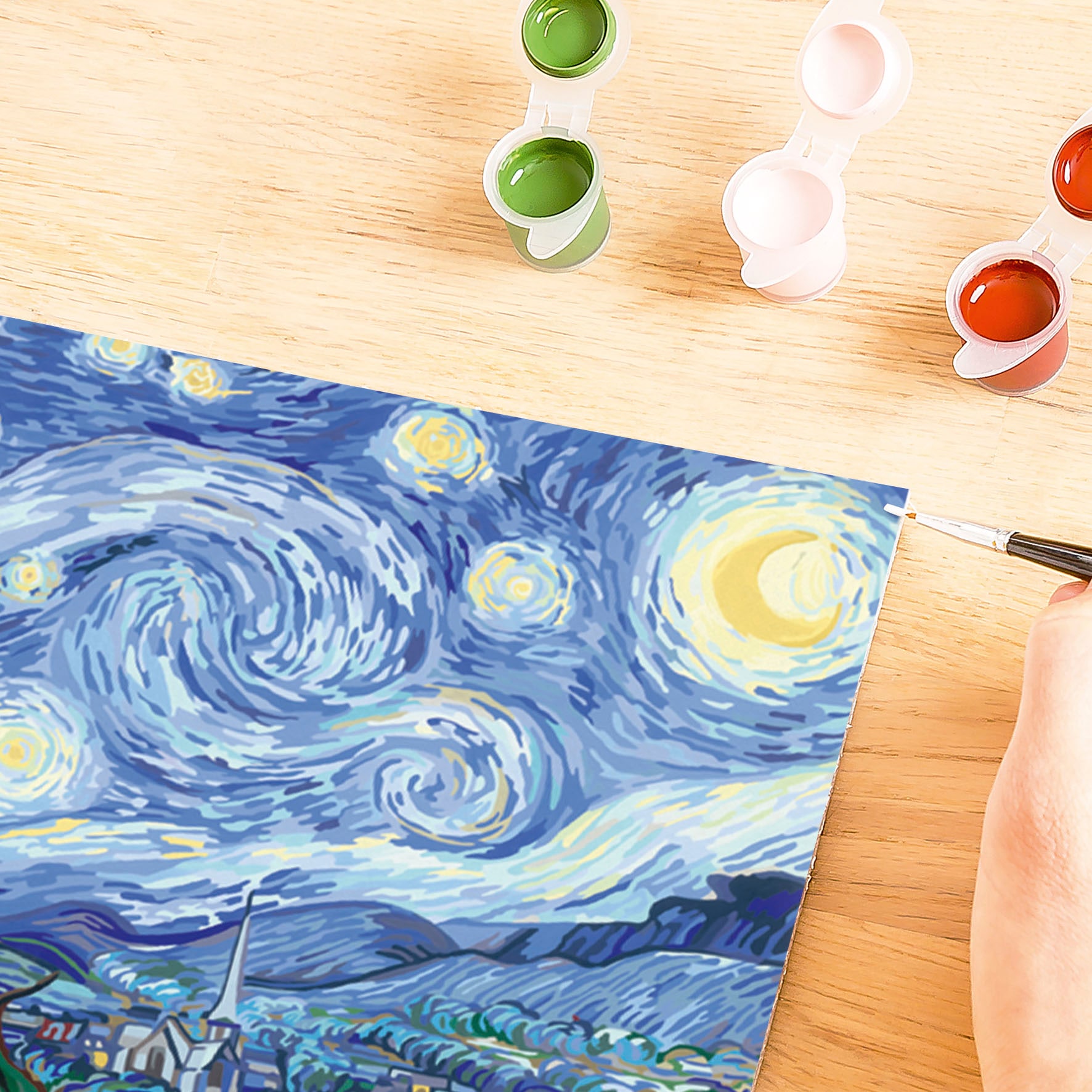 Ravensburger Malen nach Zahlen »CreArt, ART Collection, Starry Night (Van Gogh)«, Made in Europe; FSC® - schützt Wald - weltweit