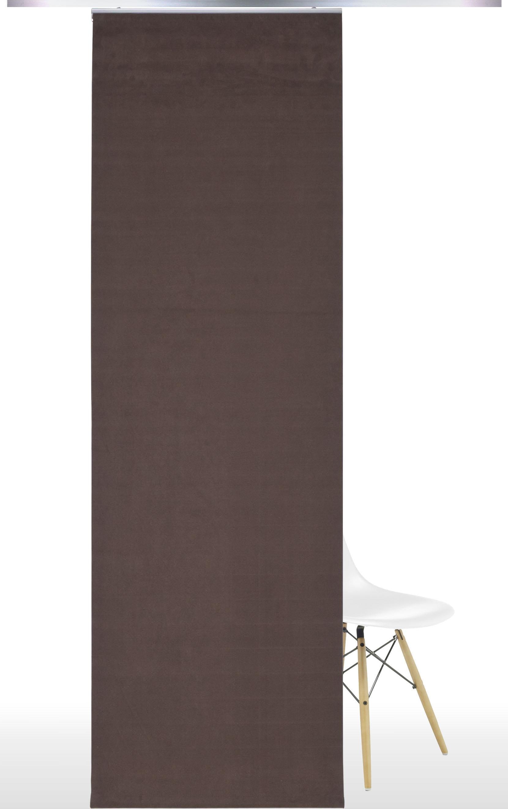 Liedeco Schiebegardine Klettband 1 Stk. tlg. HxB: 245x60, ohne Paneelwagen günstig online kaufen